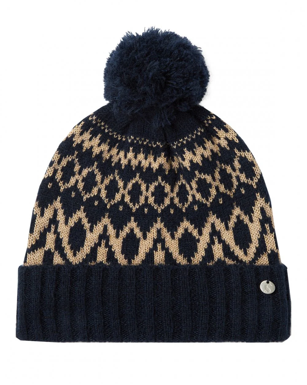 Shetland Knitted Hat With Pom - Image 3
