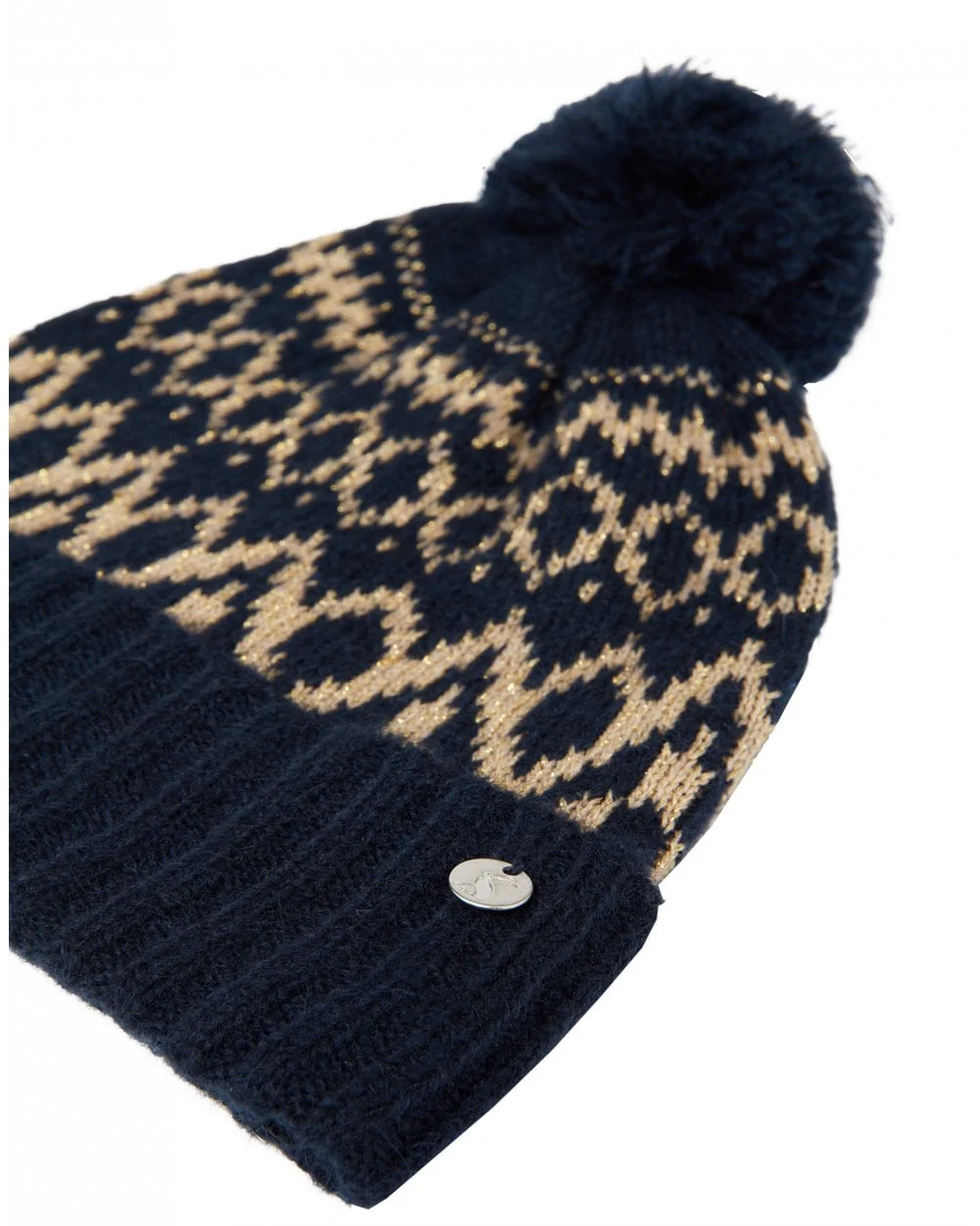 Shetland Knitted Hat With Pom - Image 5