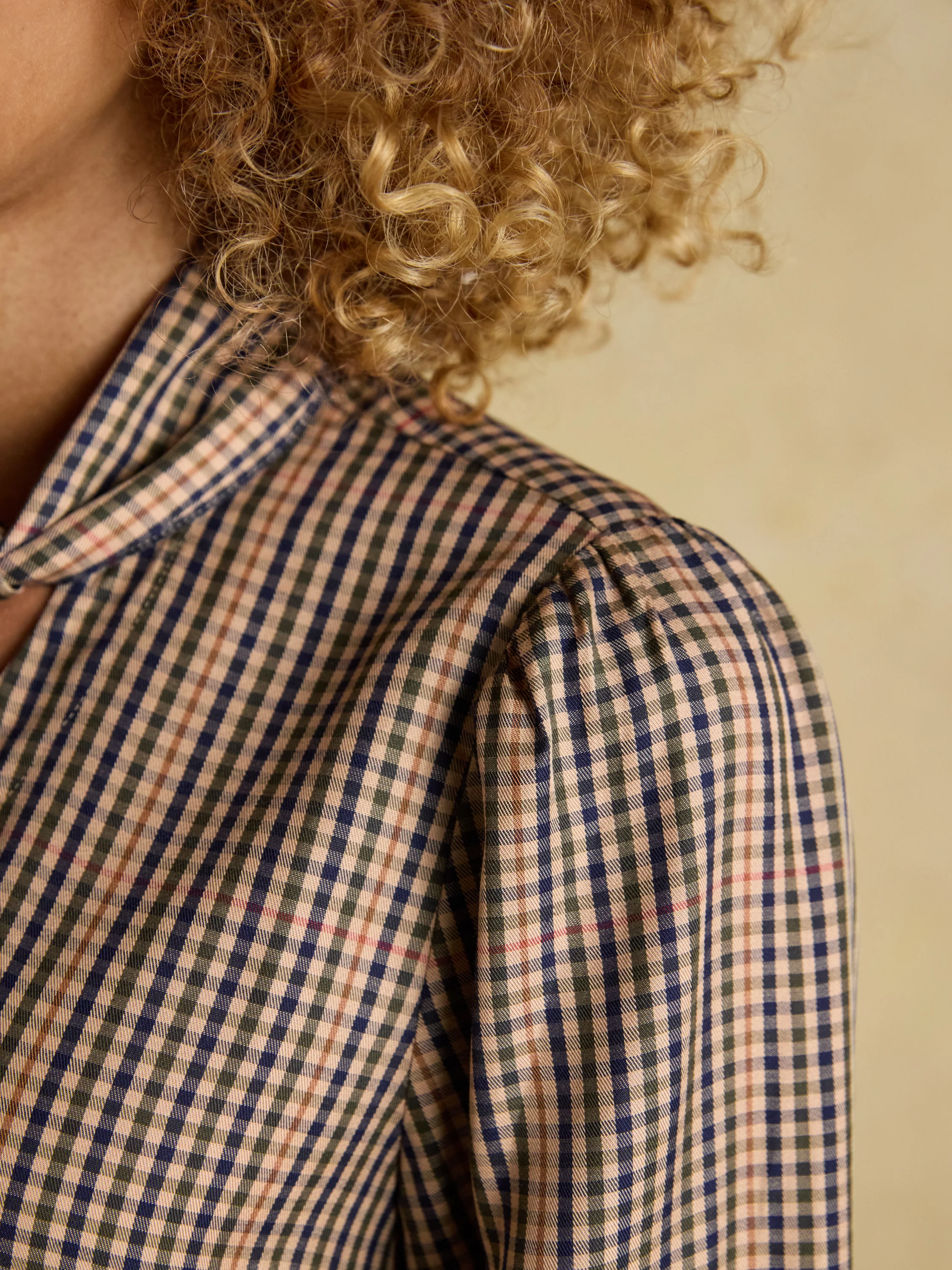 Tabby Tie Neck Blouse - Image 10