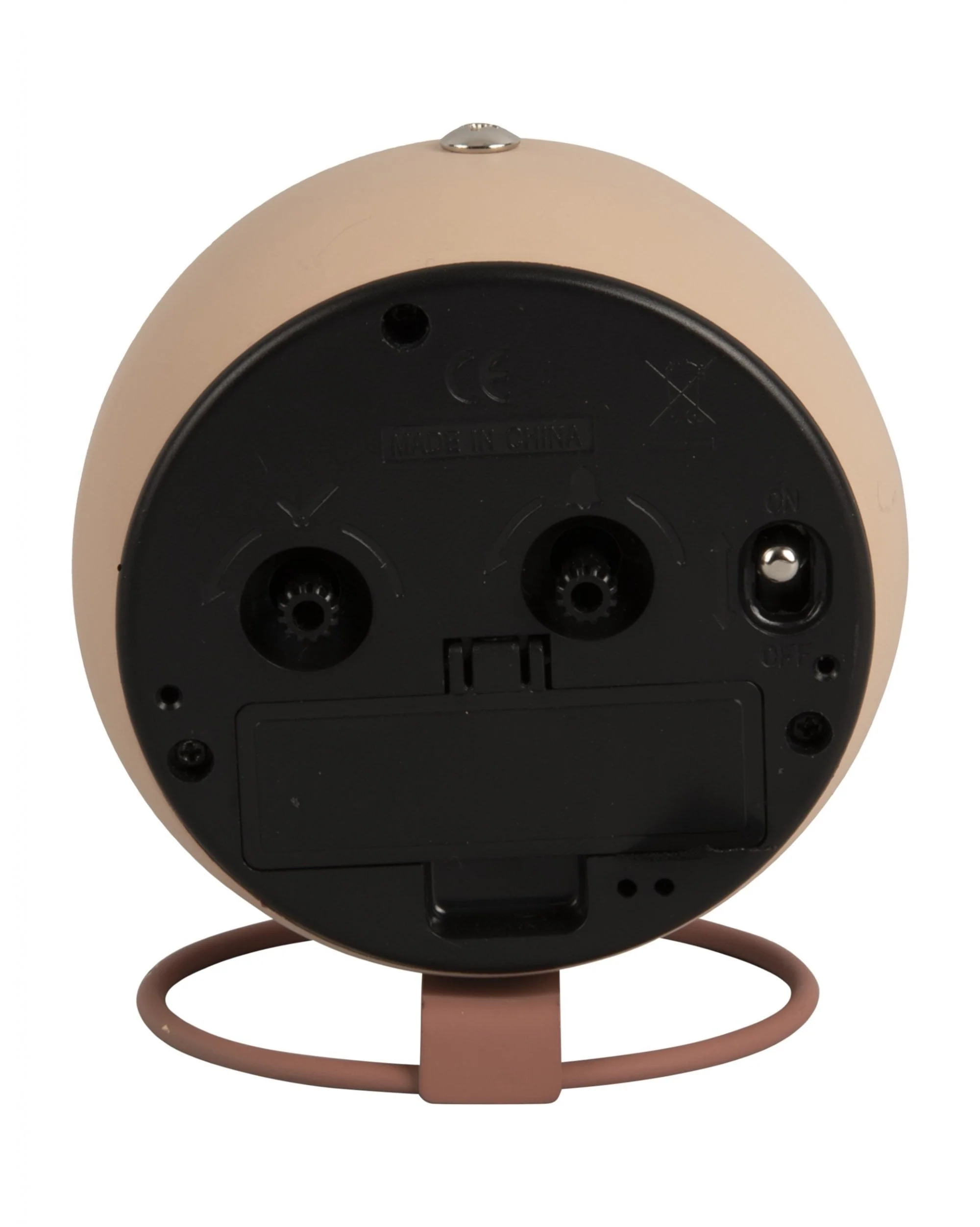 Alarm Clock Nirvana Globe Sand Brown - Image 3