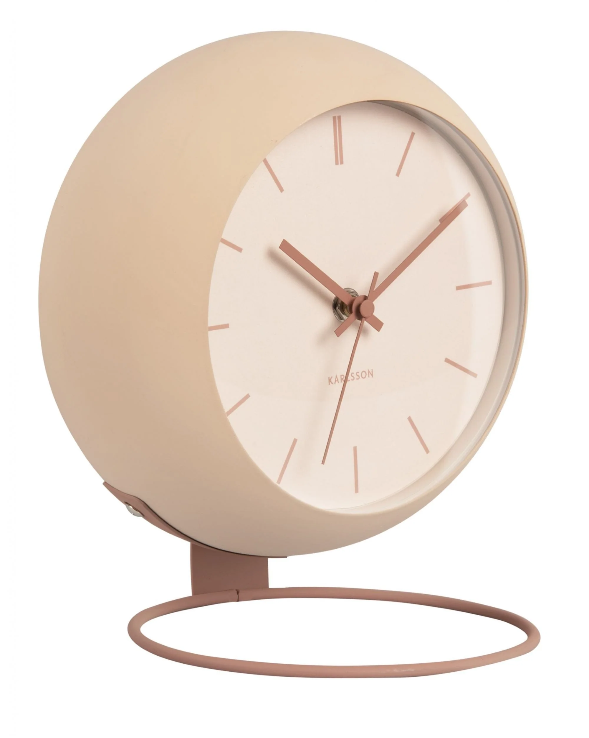 Table Clock Nirvana Globe Sand Brown - Image 3