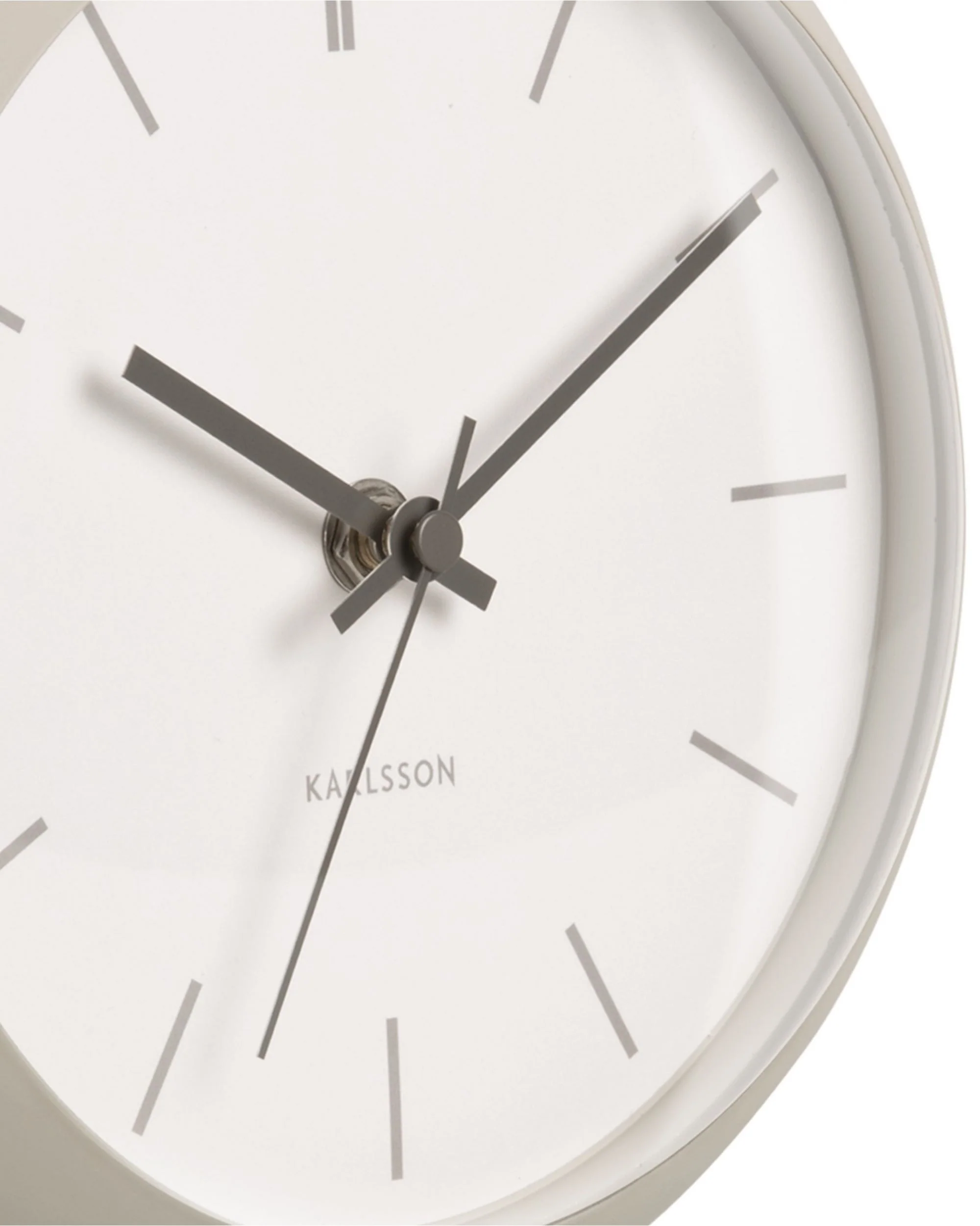 Table Clock Nirvana Globe Warm Grey - Image 3