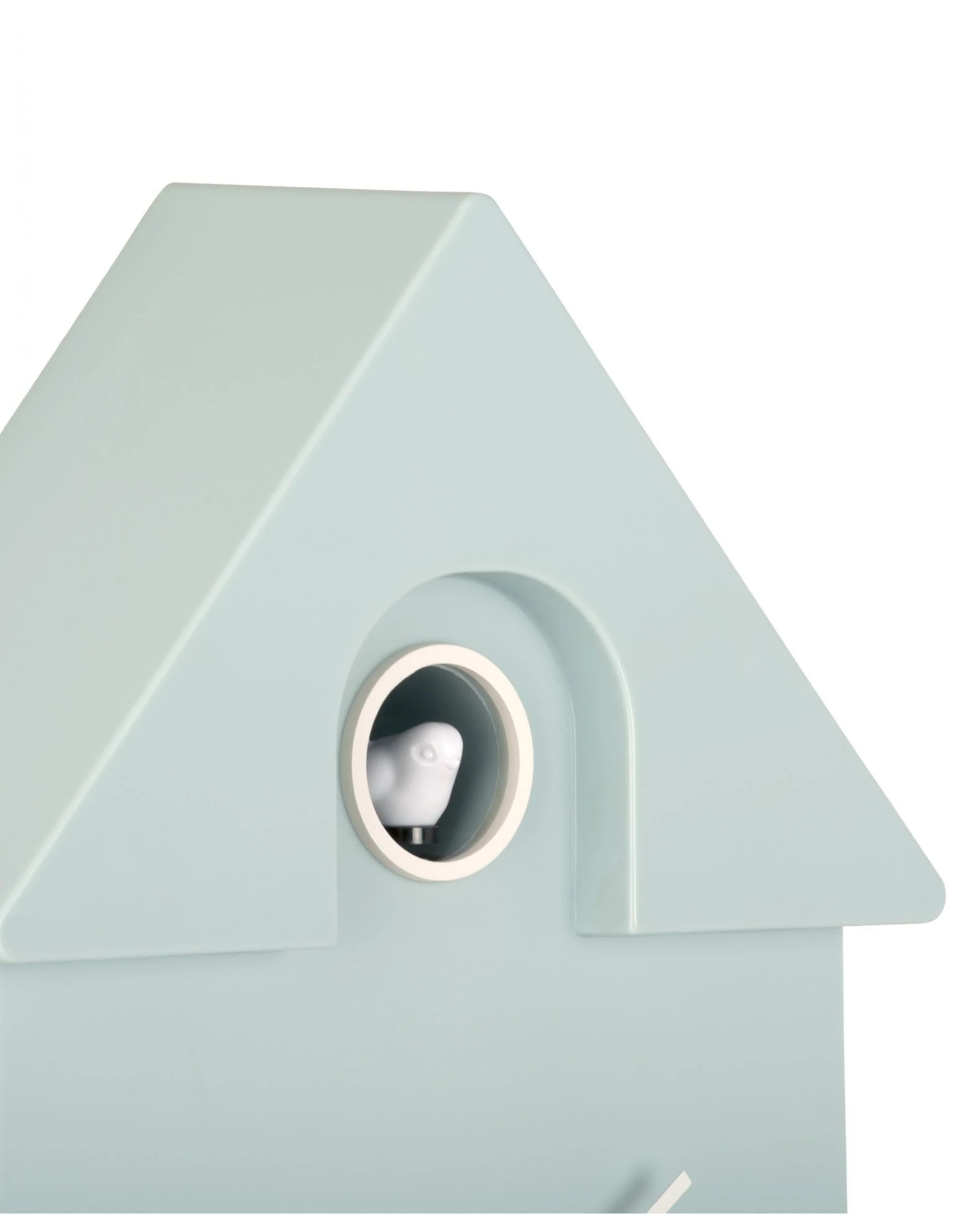 Wall Clock Modern Cuckoo Soft Blue - Image 4