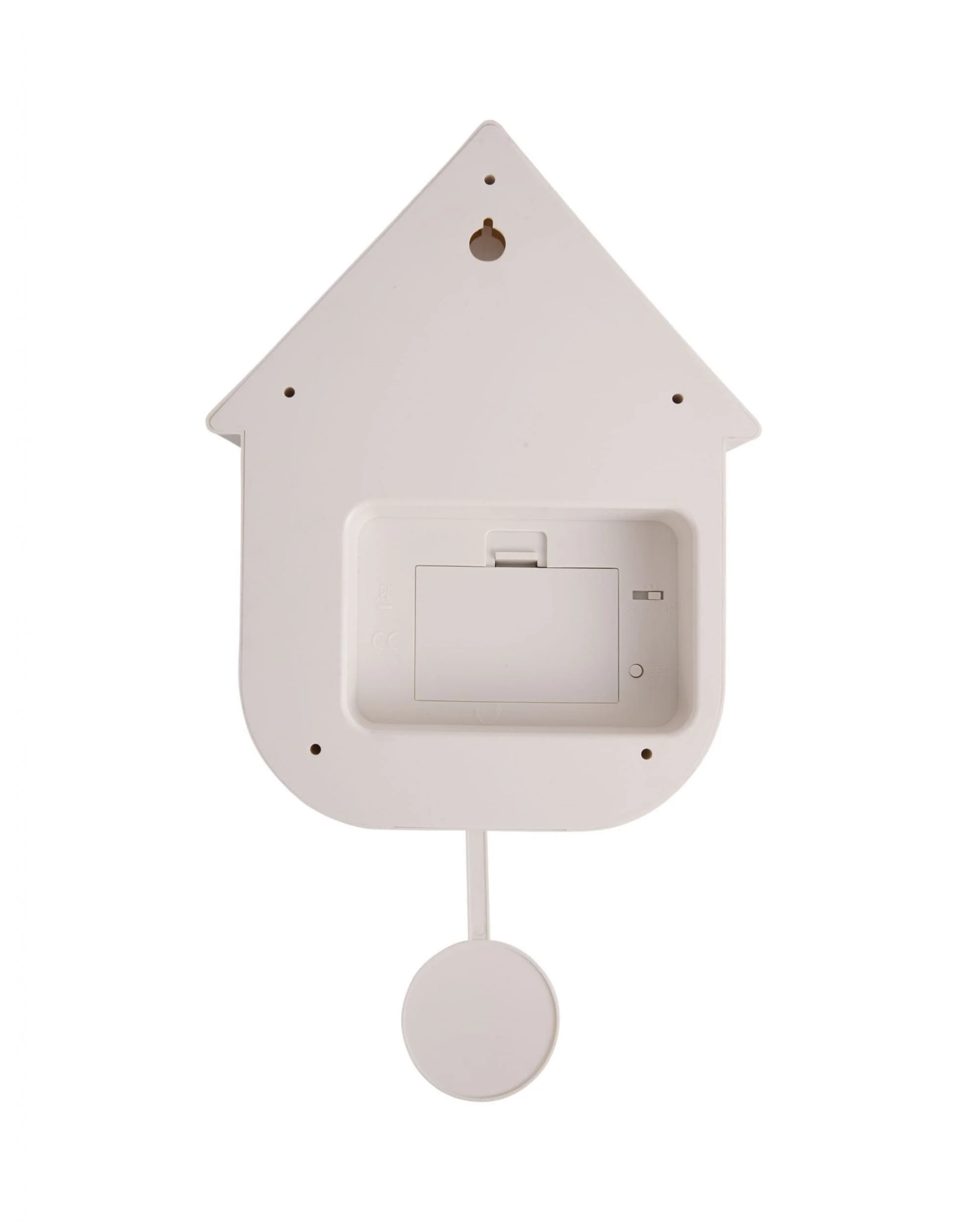 Wall Clock Modern Cuckoo White - Image 3