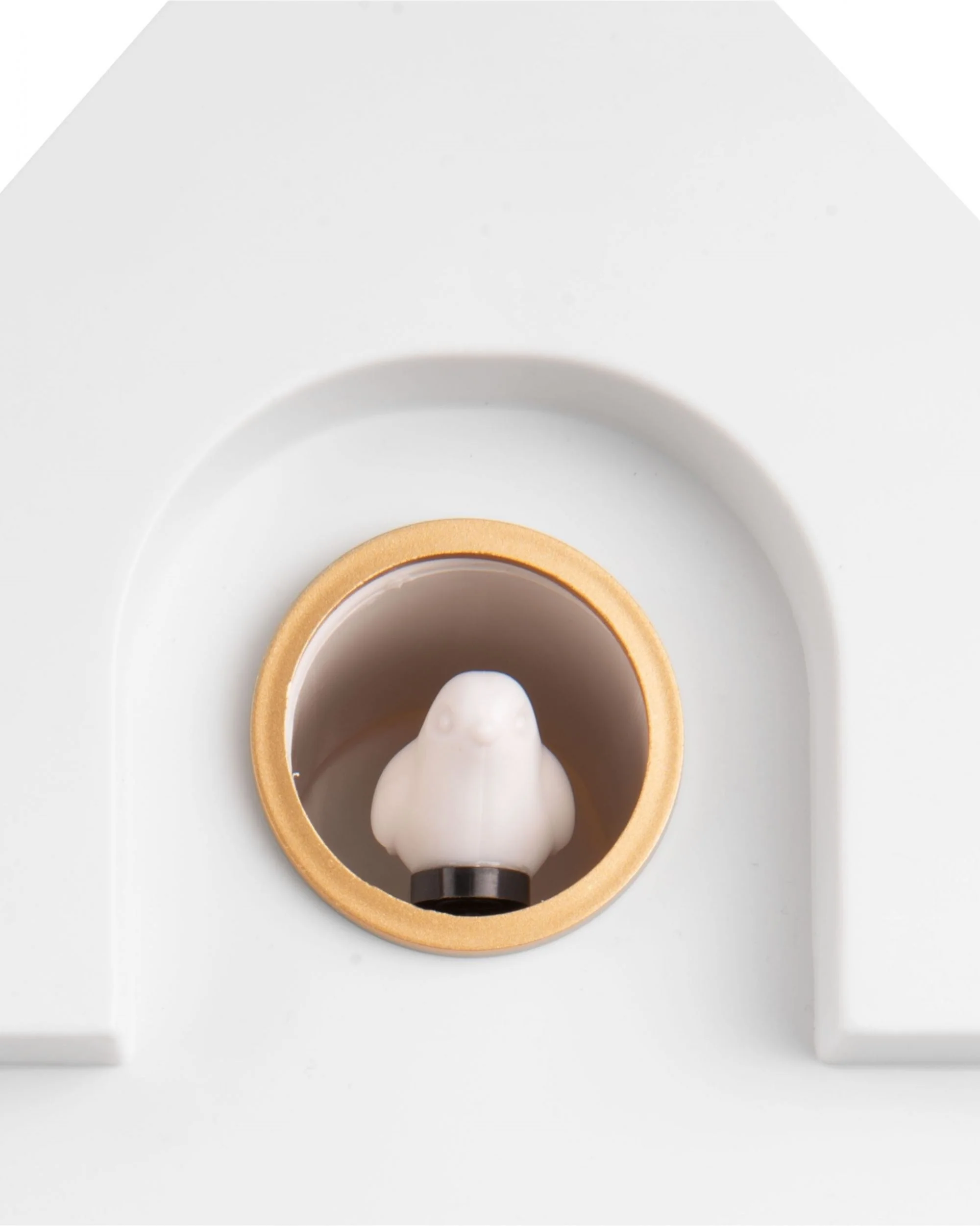 Wall Clock Modern Cuckoo White - Image 5