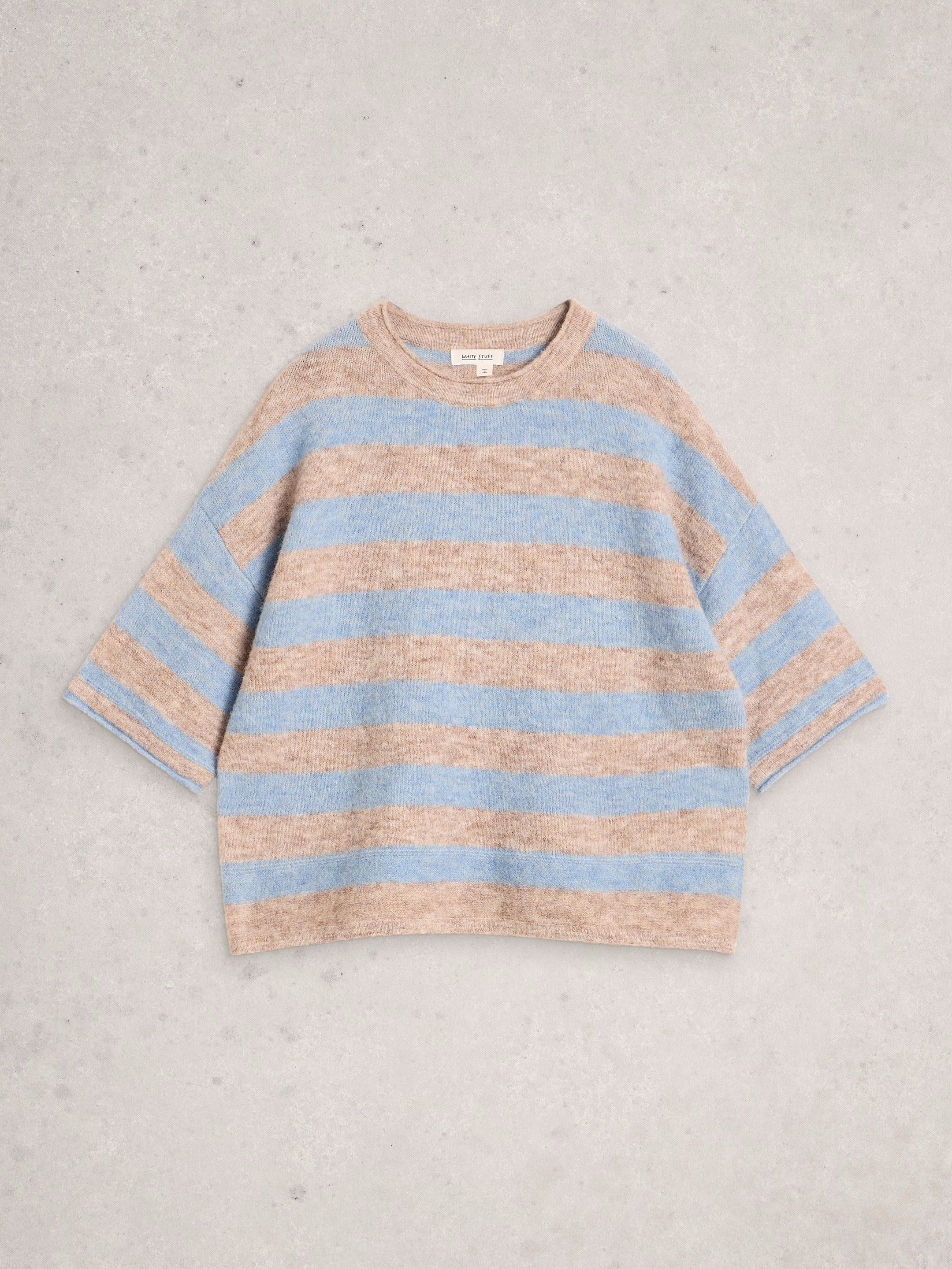 Kate Knitted Stripe Tee - Image 6