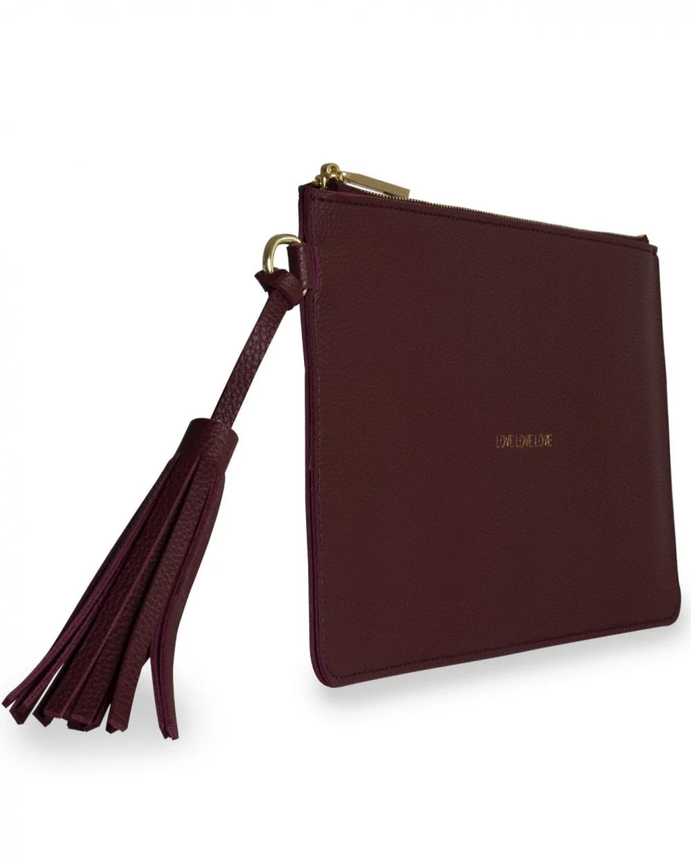 Florrie Tassel Pouch - Love Love Love - Mulberry - Image 2