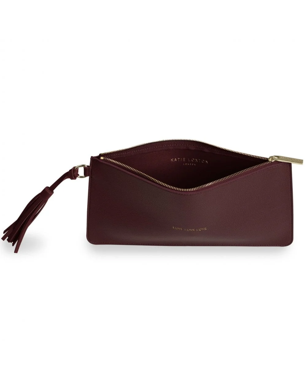 Florrie Tassel Pouch - Love Love Love - Mulberry - Image 3