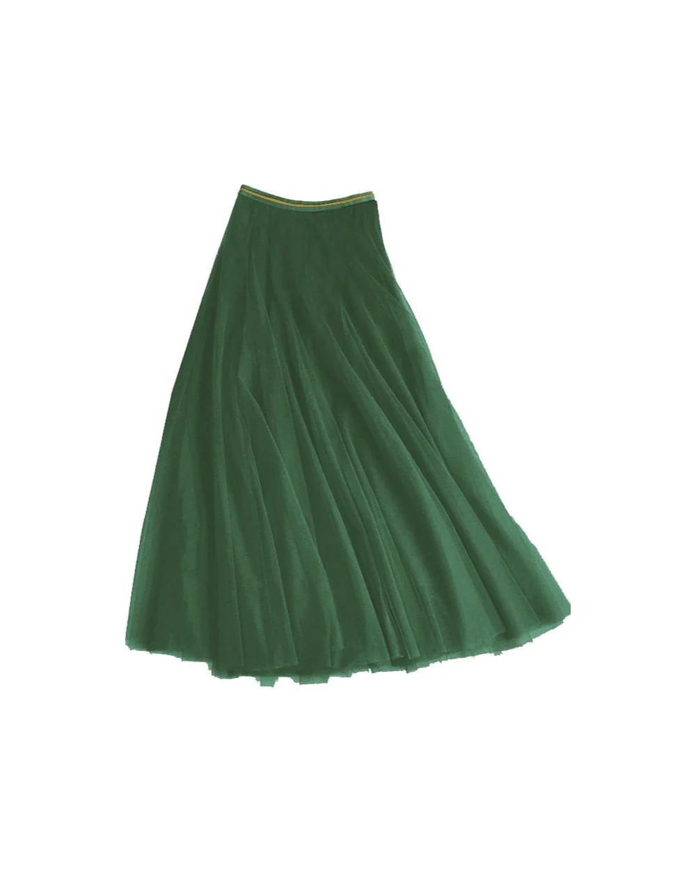 Tulle Layer Skirt Racing Green Small