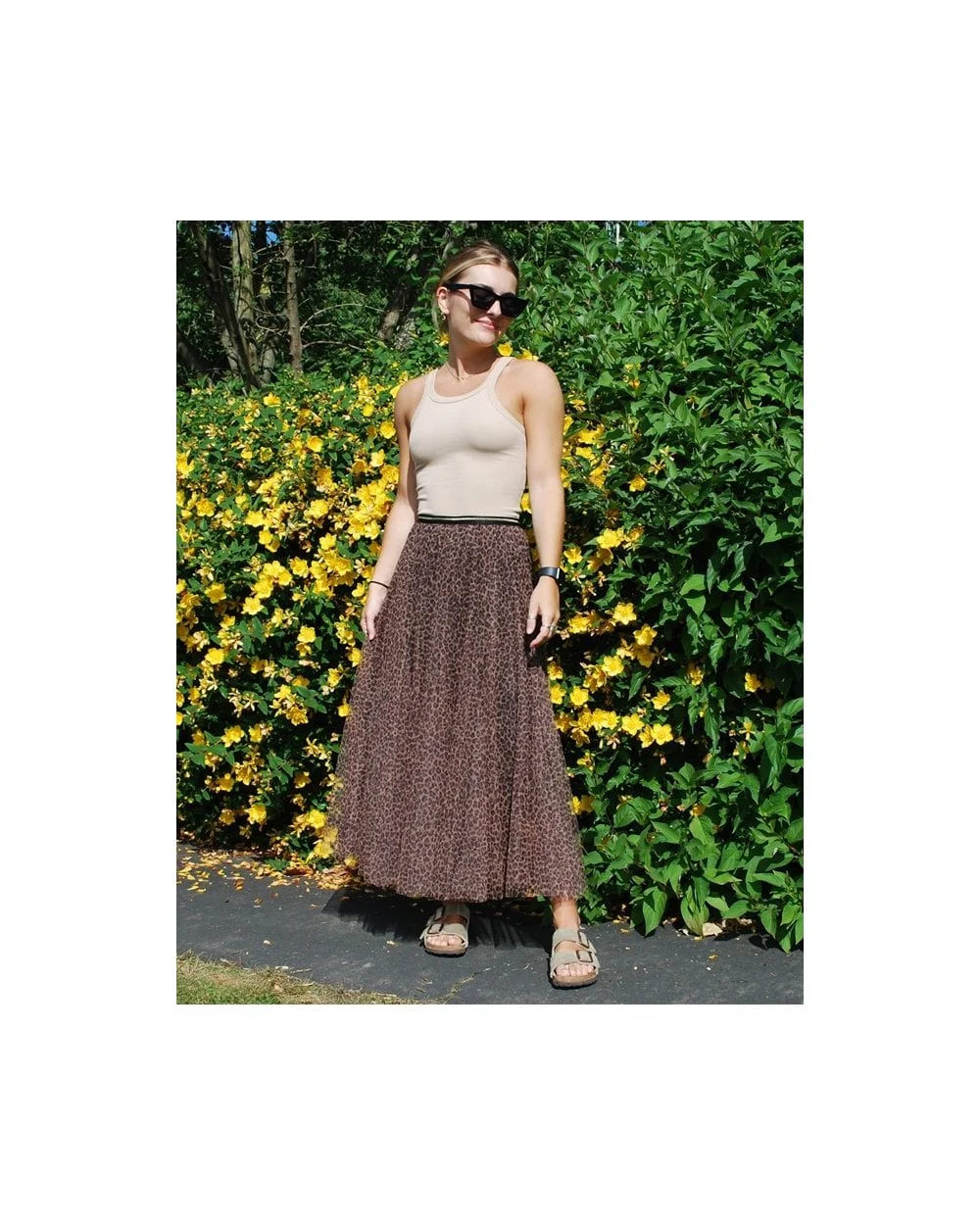 Tulle Leopard Print Skirt - Small - Image 3