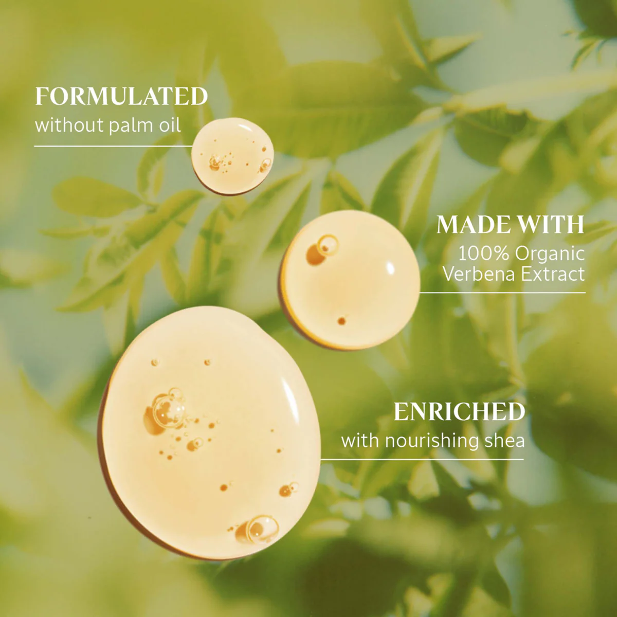 Shea Verbena Liquid Soap 300ml - Image 3