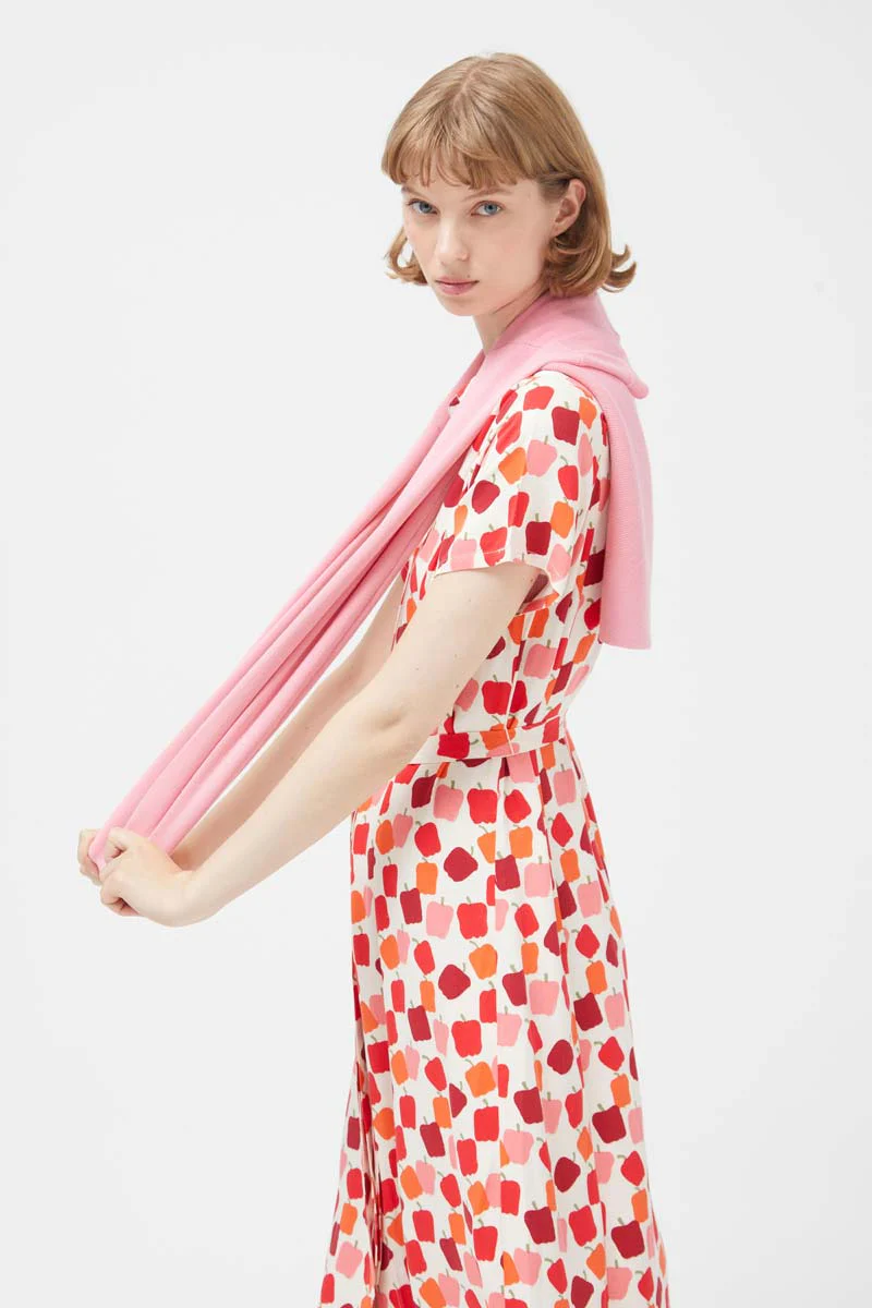 Long Pepper Print Dress - Image 4