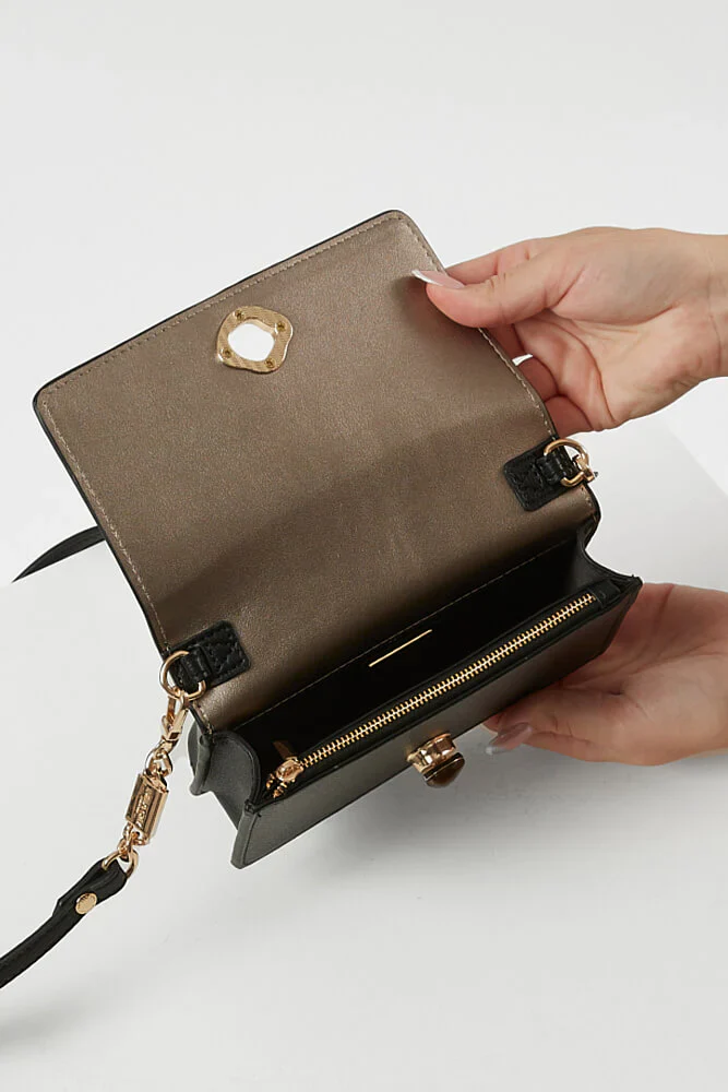 Eloise Black Phone Bag - Image 8