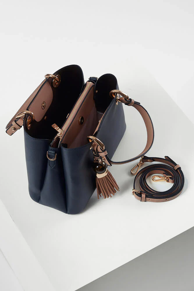 Gala Navy Crossbody Tote - Image 4
