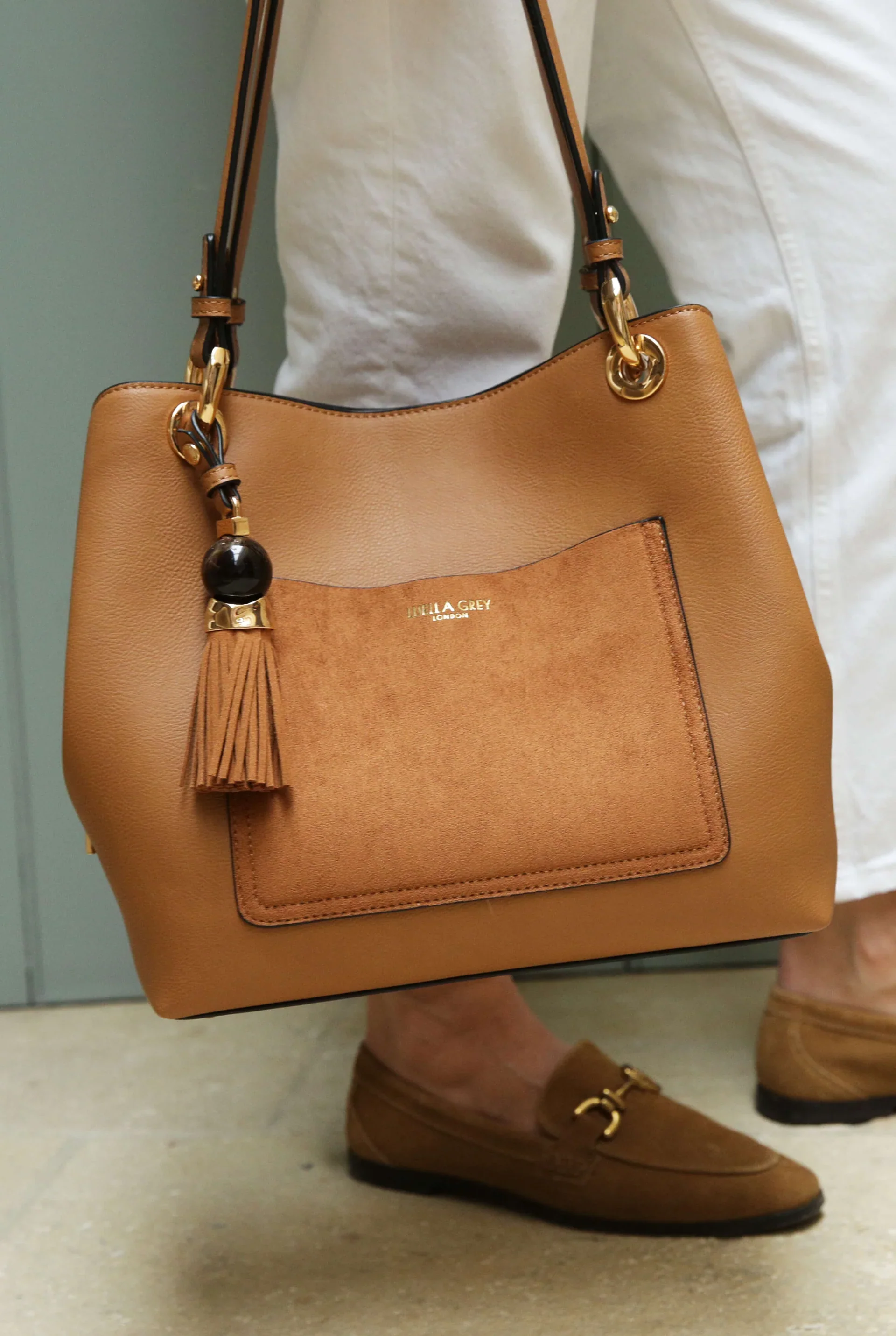 Sienna Camel Hobo Tote - Image 2