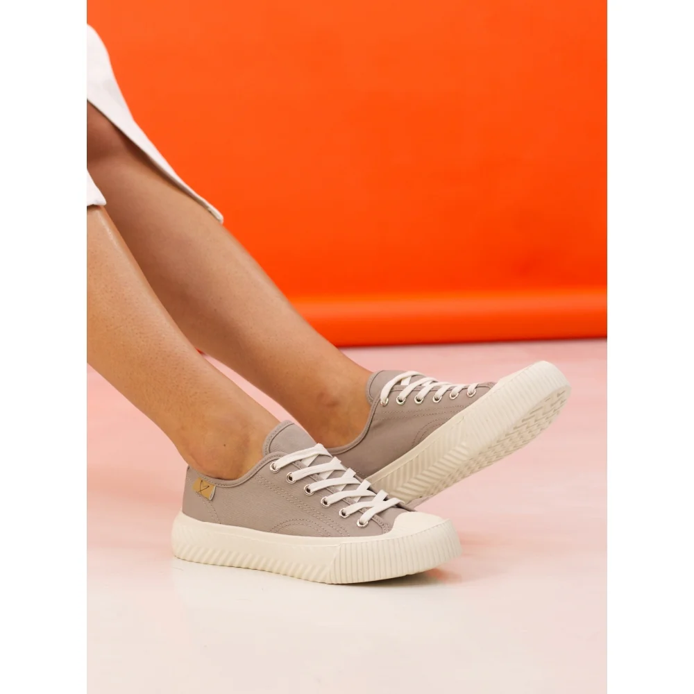 Lunar Jayne II Taupe Trainer - Image 4