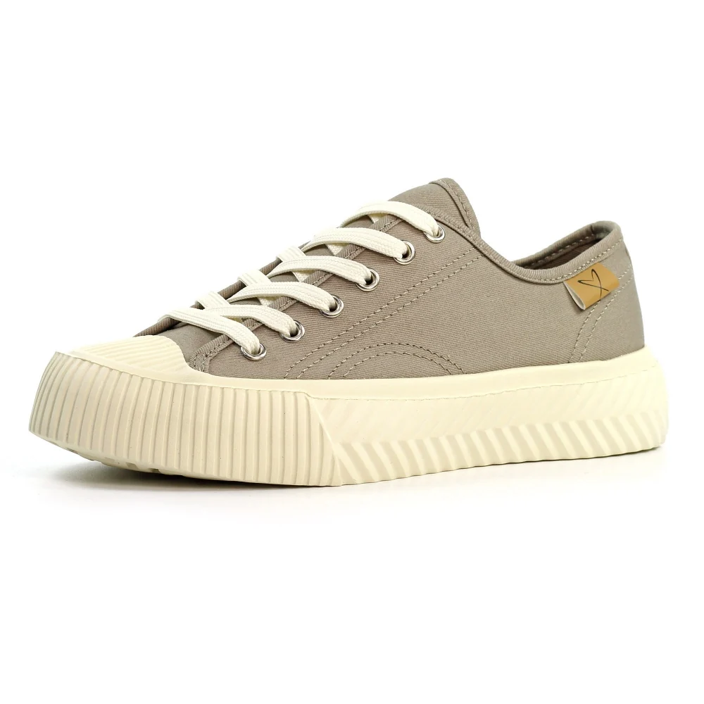 Lunar Jayne II Taupe Trainer - Image 5