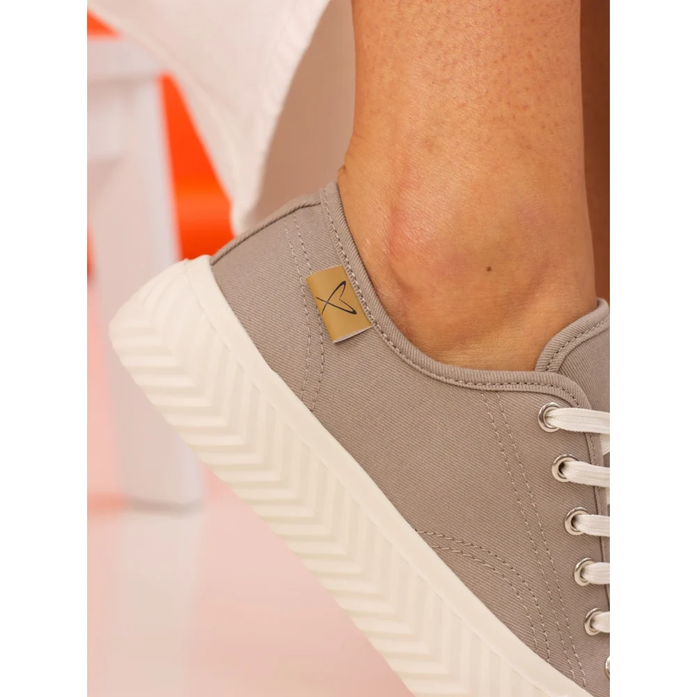 Lunar Jayne II Taupe Trainer - Image 6