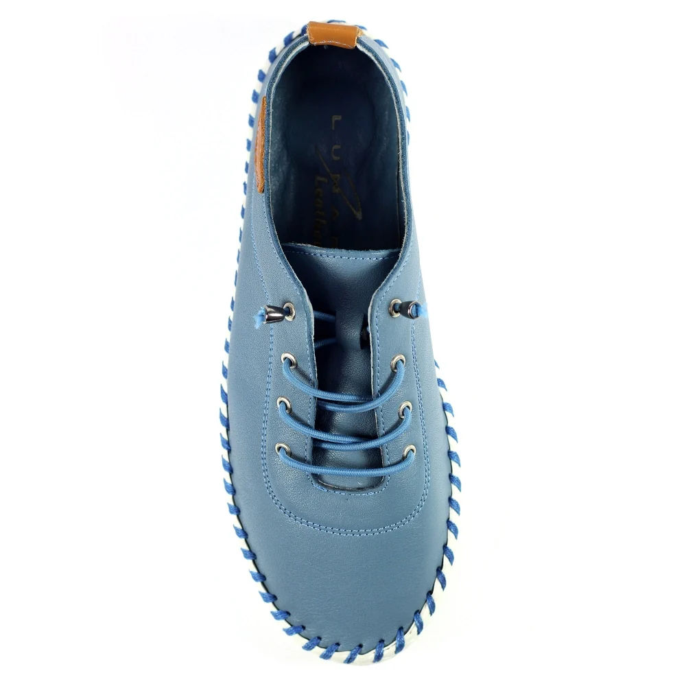 St Ives Mid Blue Plimsoll - Image 8