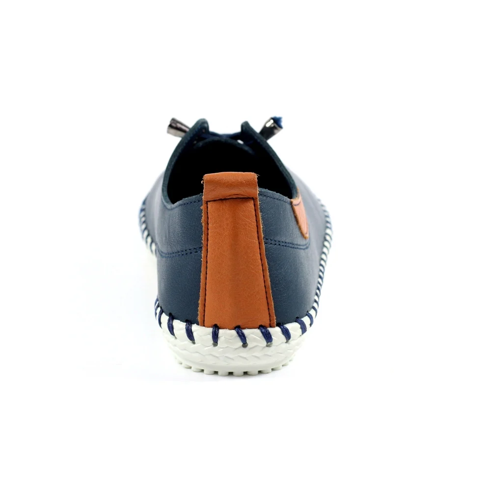 St Ives Leather Plimsoll - Image 4