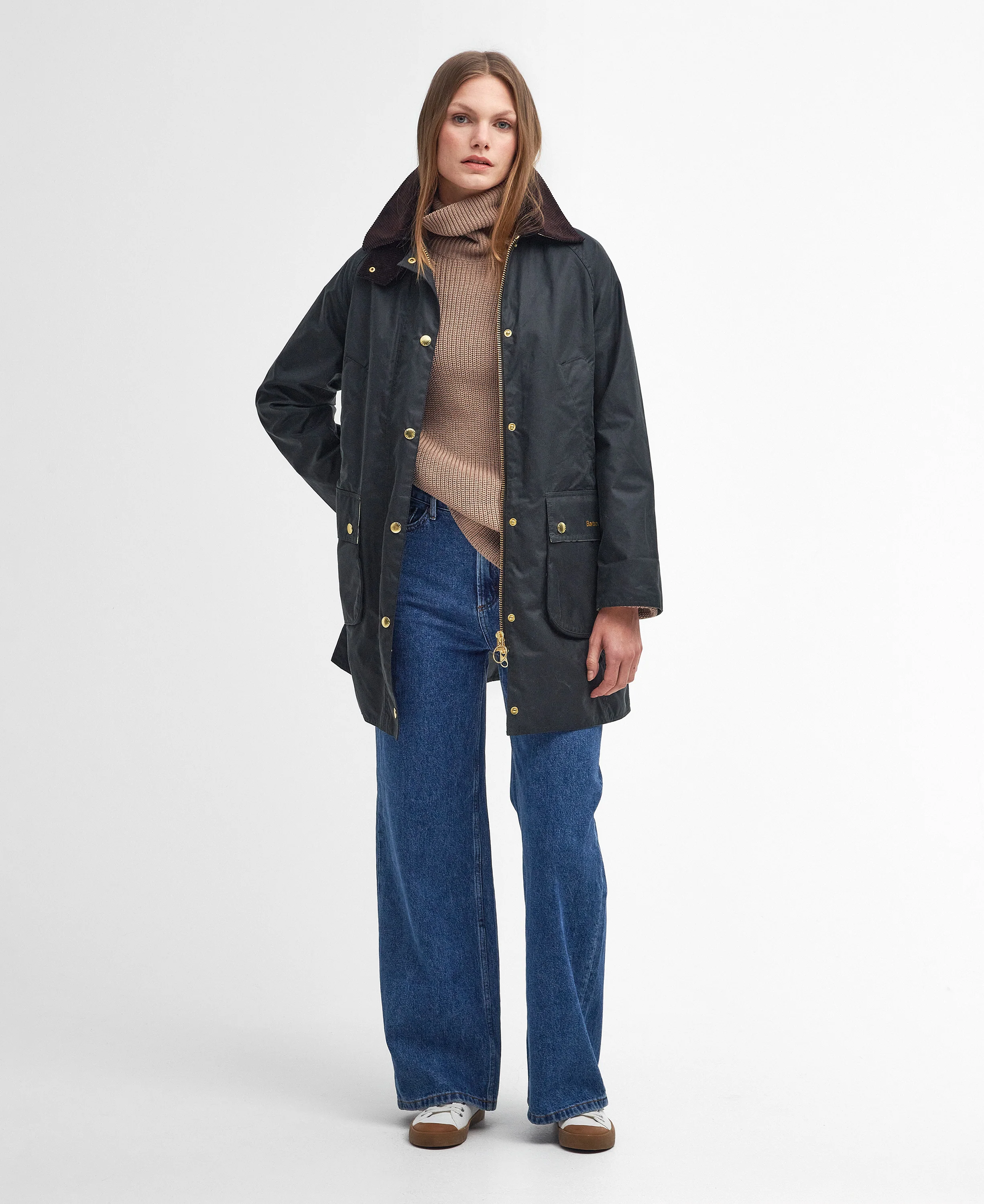 Long Beadnell Waxed Jacket - Image 3
