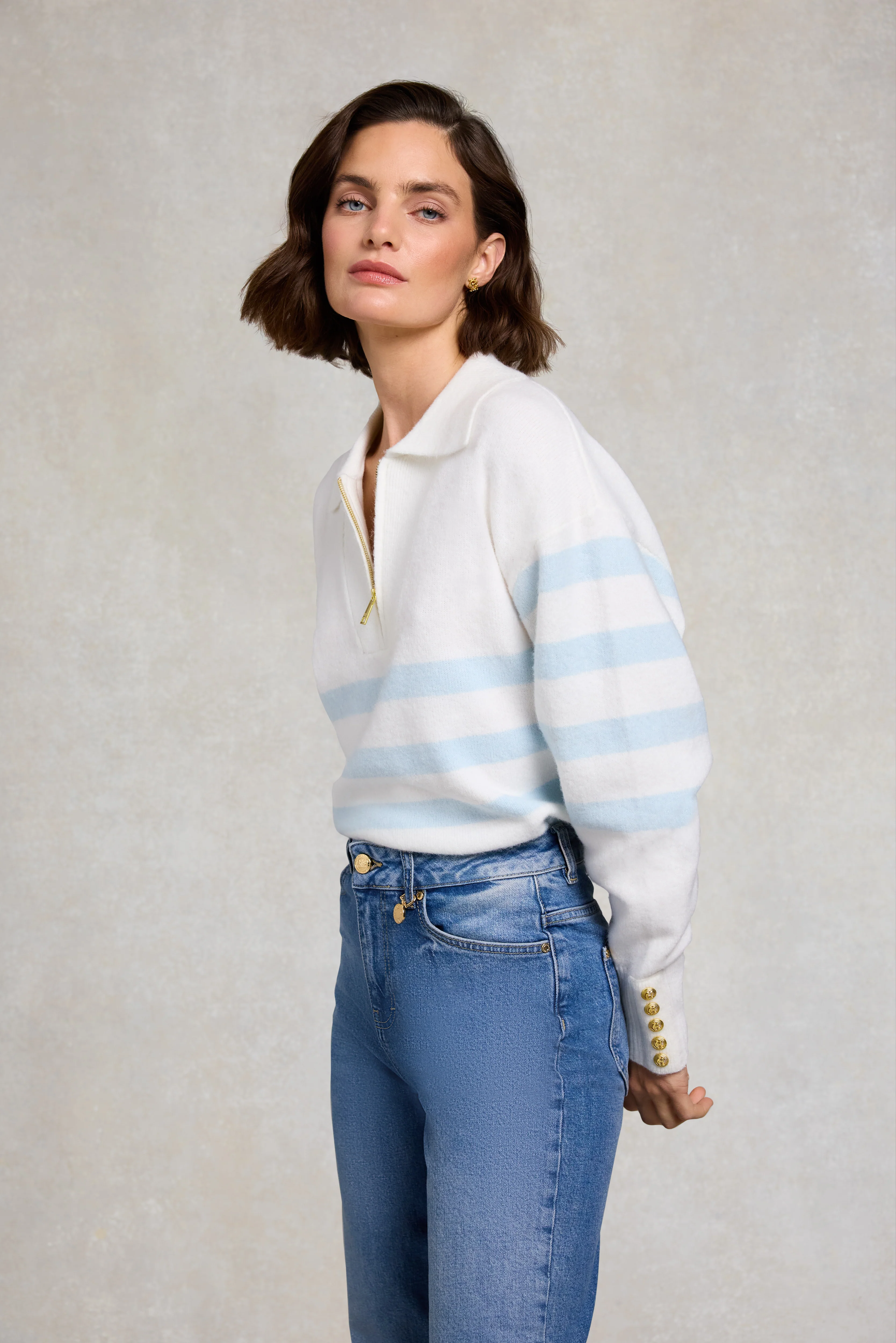 Lydia Quarter Zip Knit - Image 2