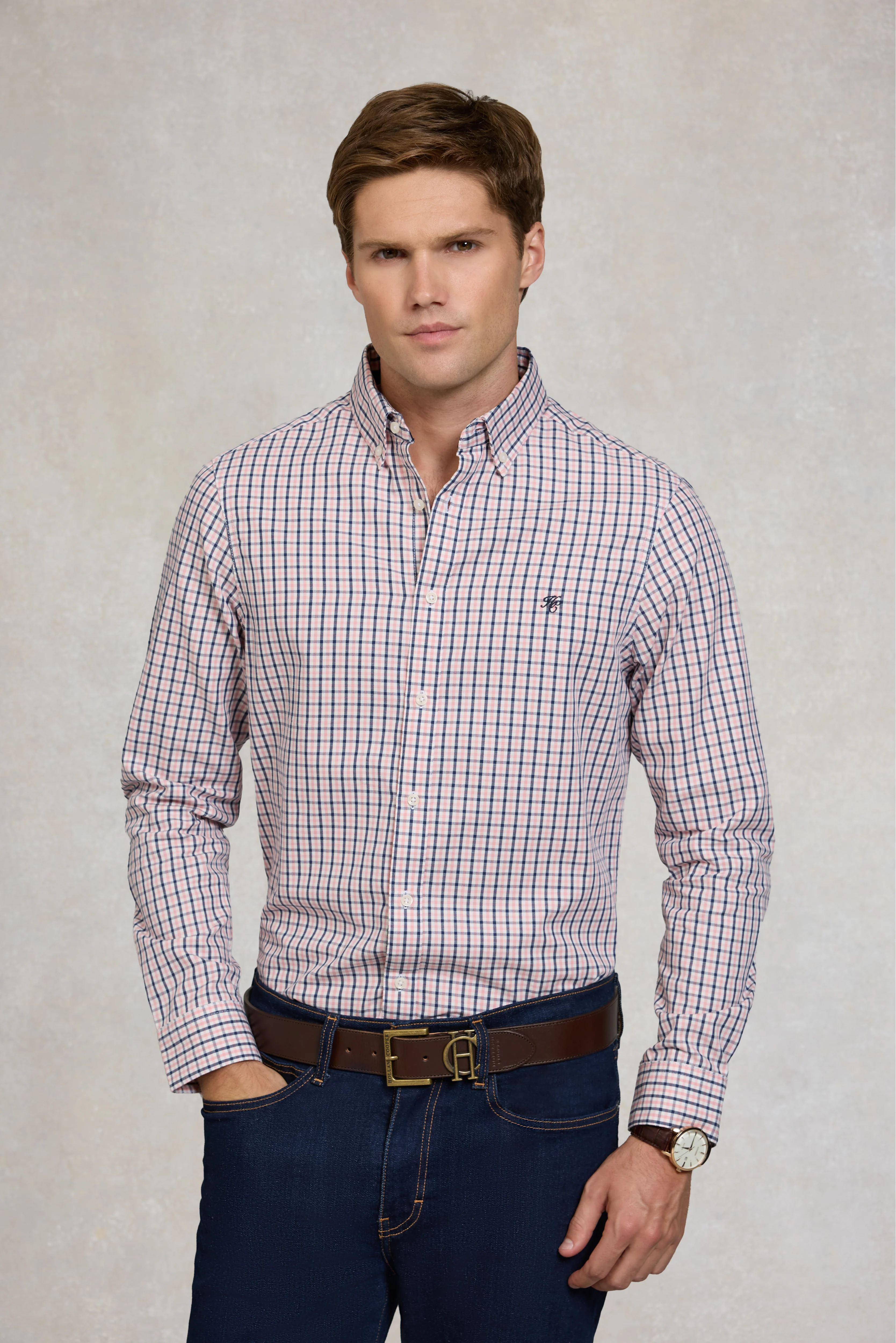 Men's Classic Woven Button Down Shirt - Image 9