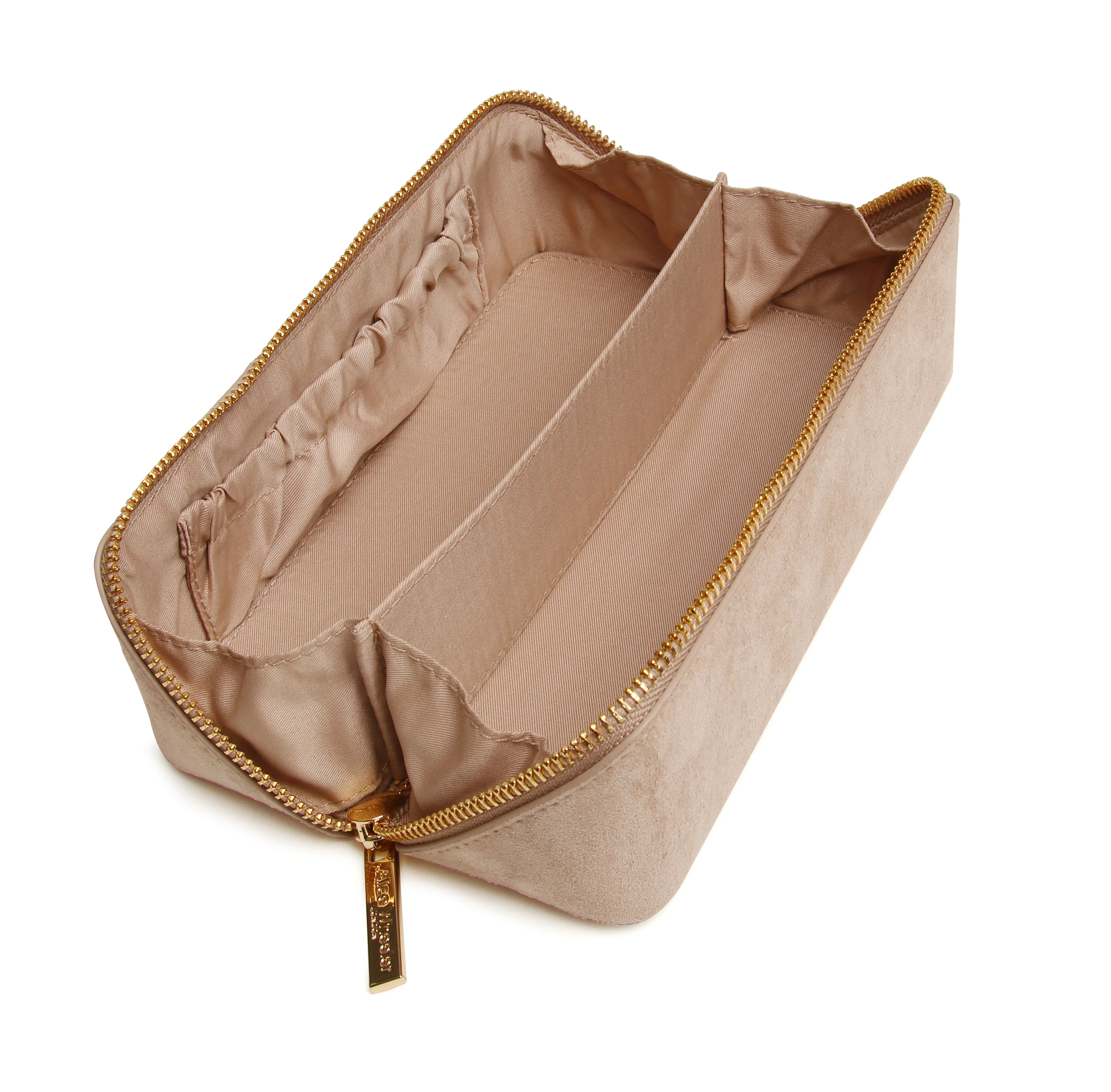 Mink - Suede Kensington Small Train Case - Image 2