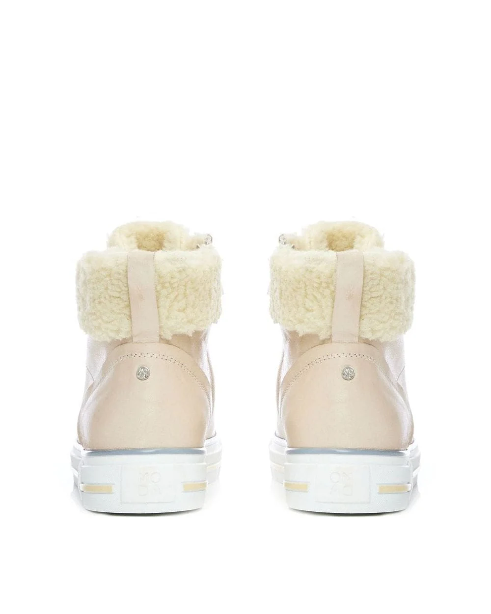 Anniia Cream Leather Trainer - Image 5