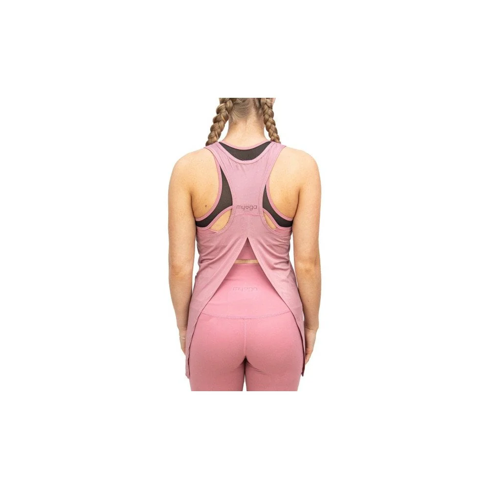 Indian Red Yoga Tie Tank Top - Small - Image 2