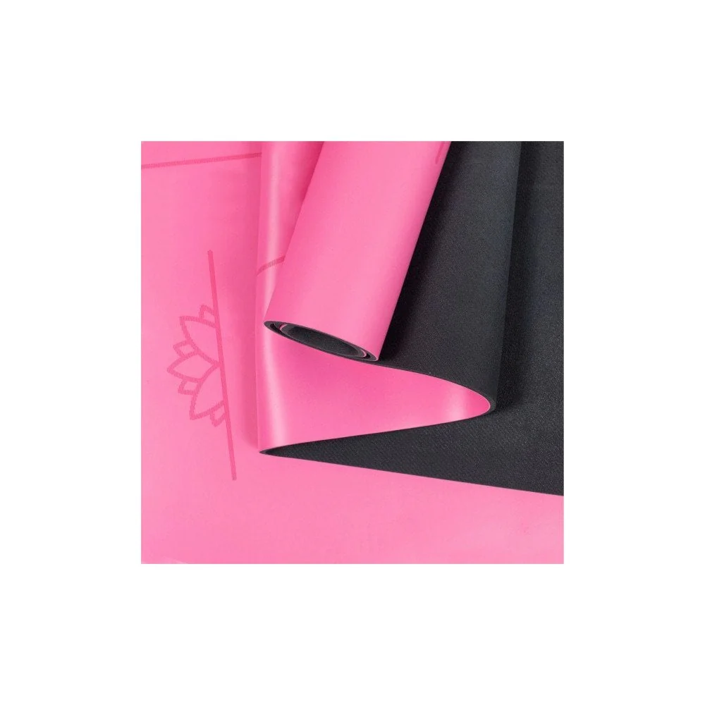 Pink Extra Large Alignment Yoga Mat - Image 6