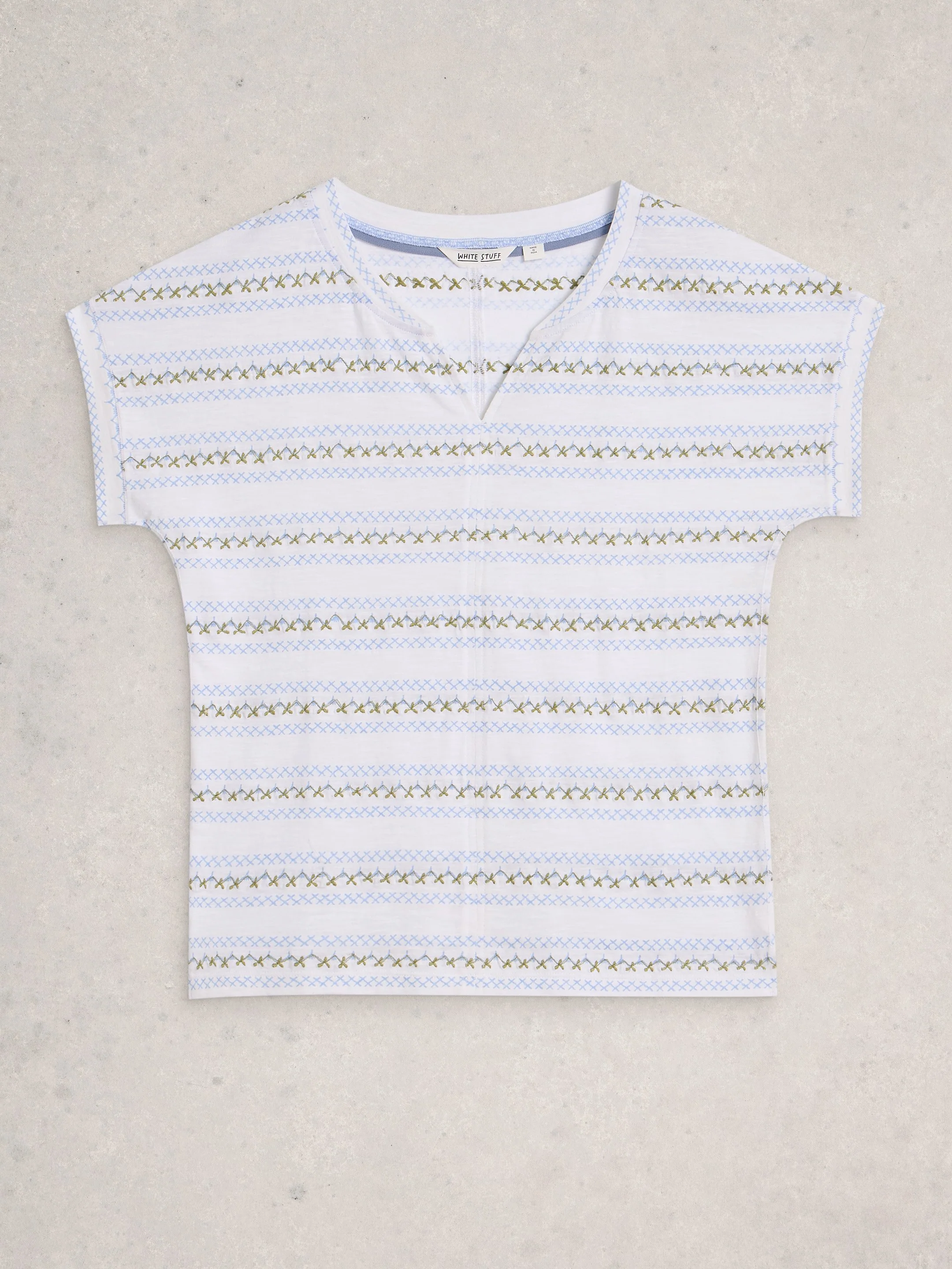 Nelly Embroidered Tee - Image 12