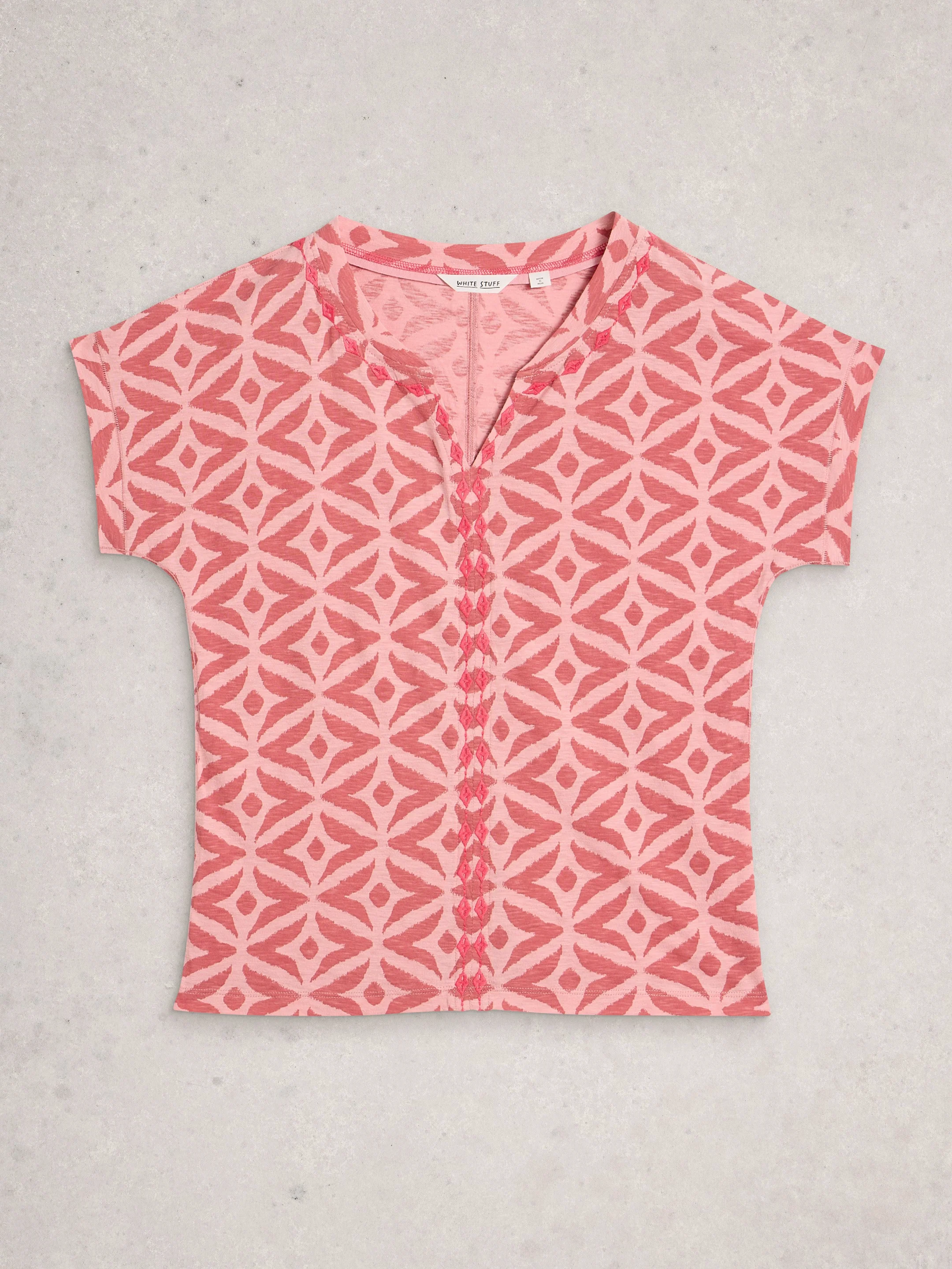 Nelly Embroidered Tee - Image 6