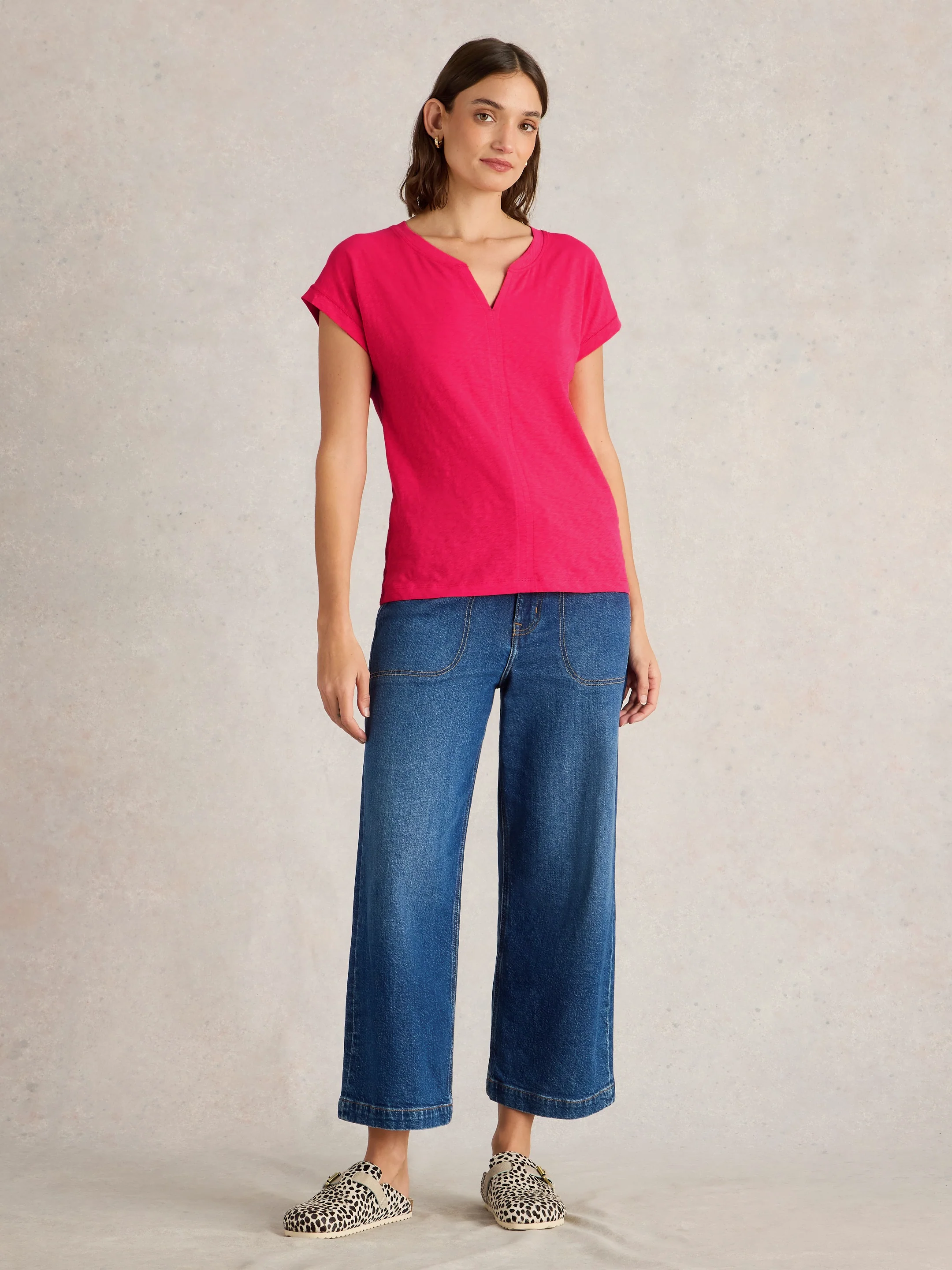 Nelly Notch Neck Tee - Image 3