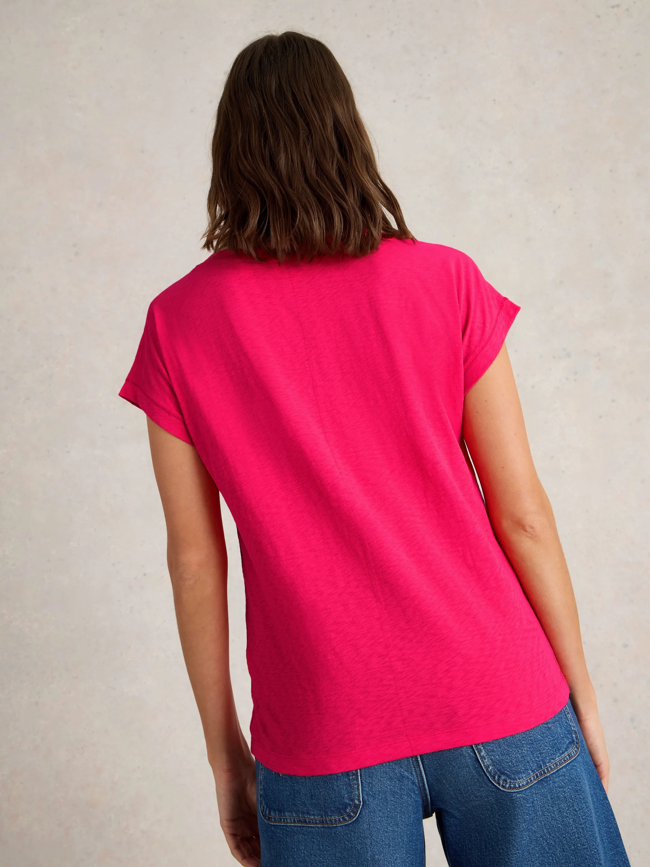 Nelly Notch Neck Tee - Image 4