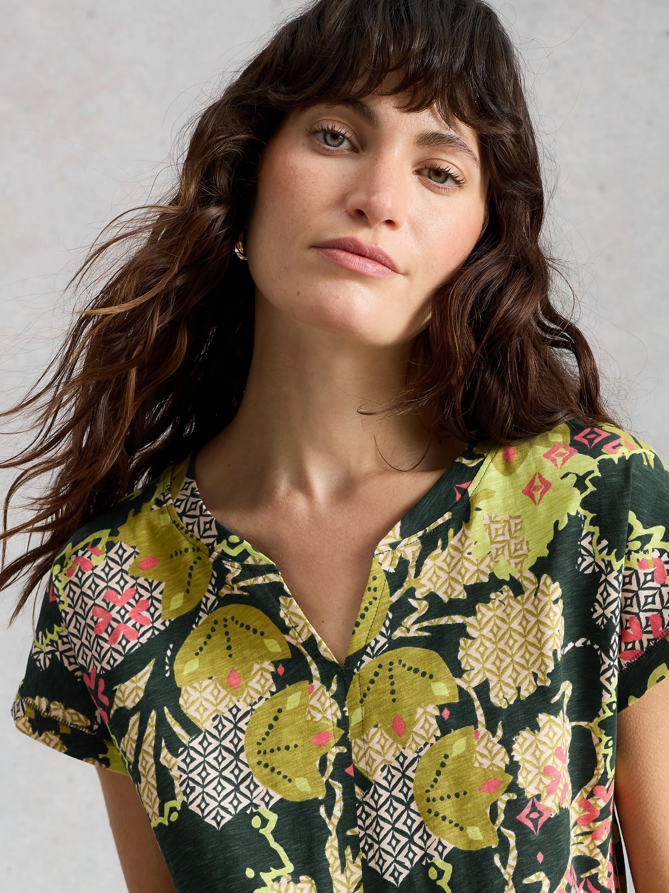 Nelly Notch Neck Tee - Image 2