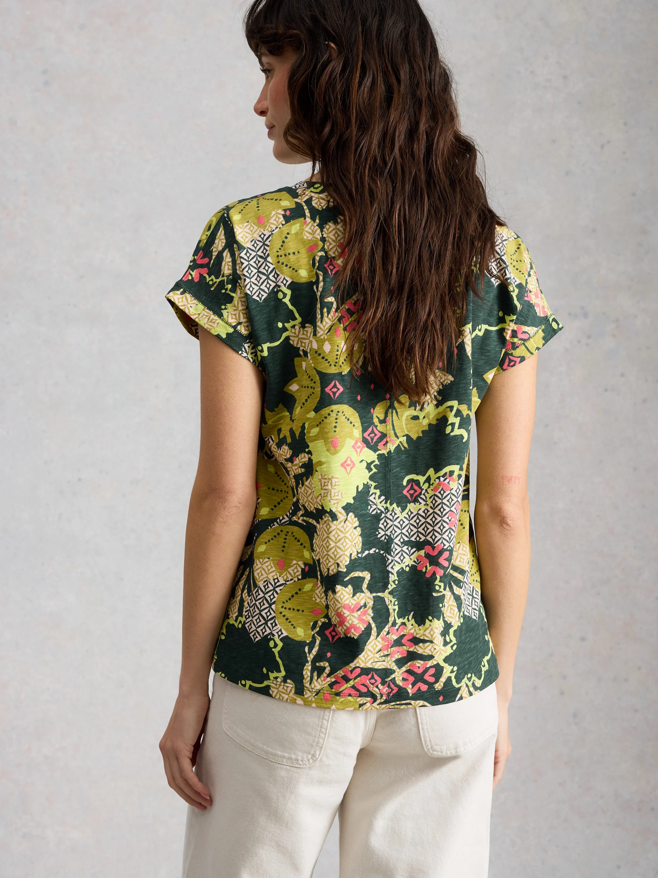 Nelly Notch Neck Tee - Image 8