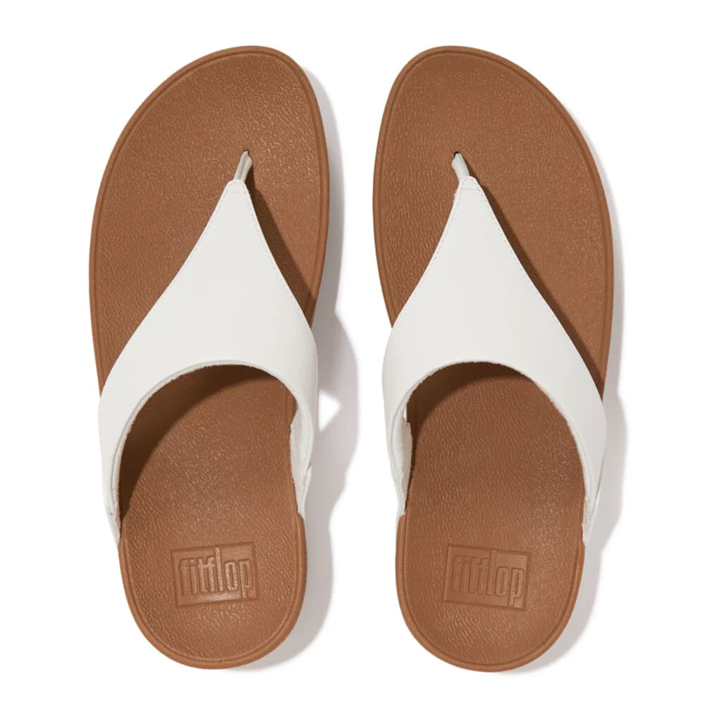 Lulu Leather Toe-Post Sandals