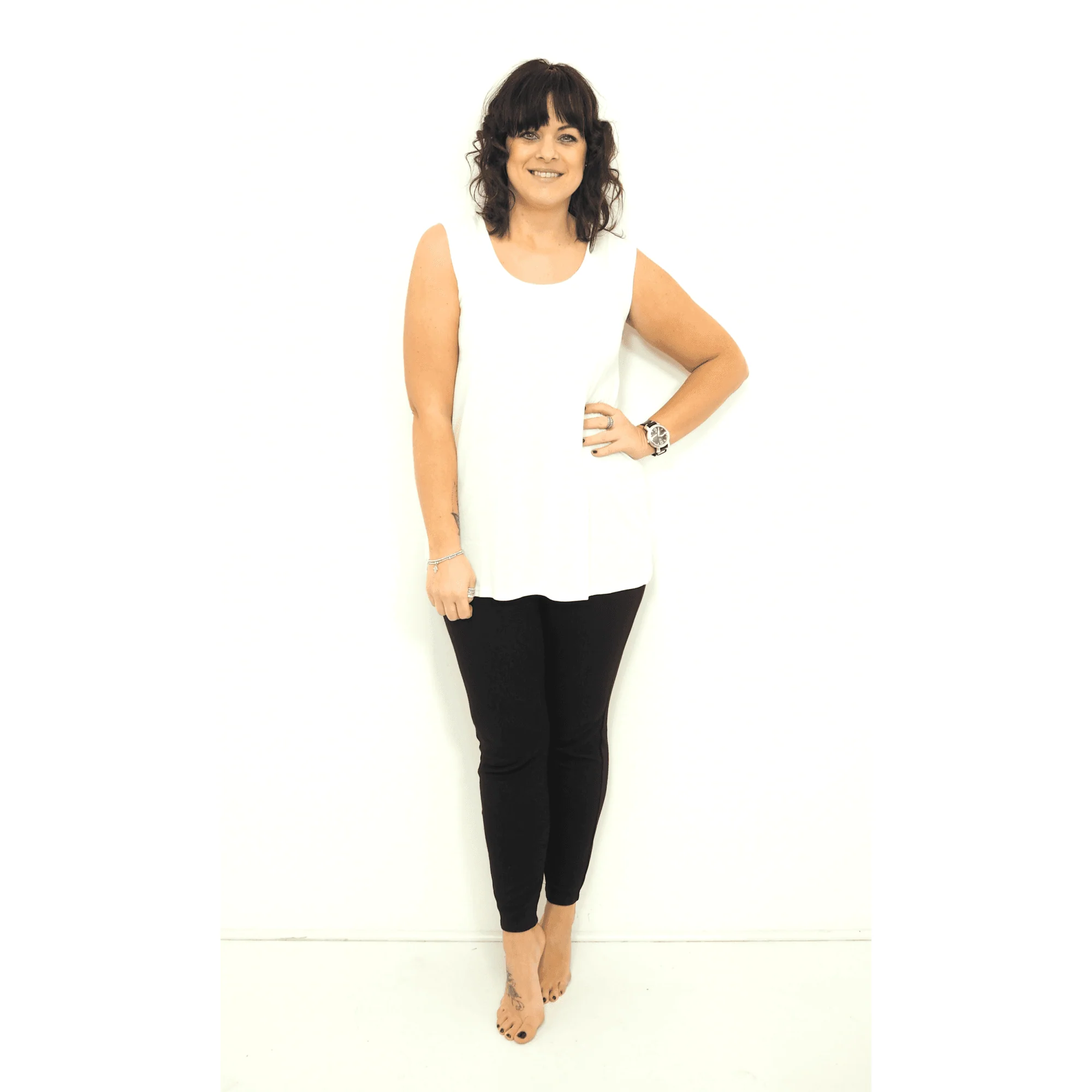 Elta Woven Sleeveless Top - Image 2