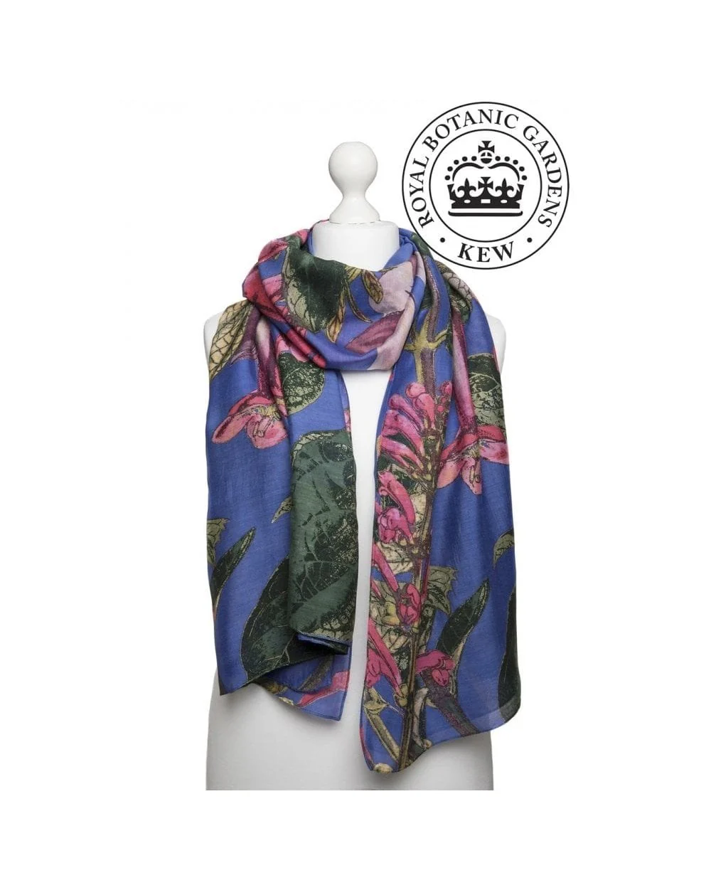Kew Purple Magnolia Scarf - Image 2