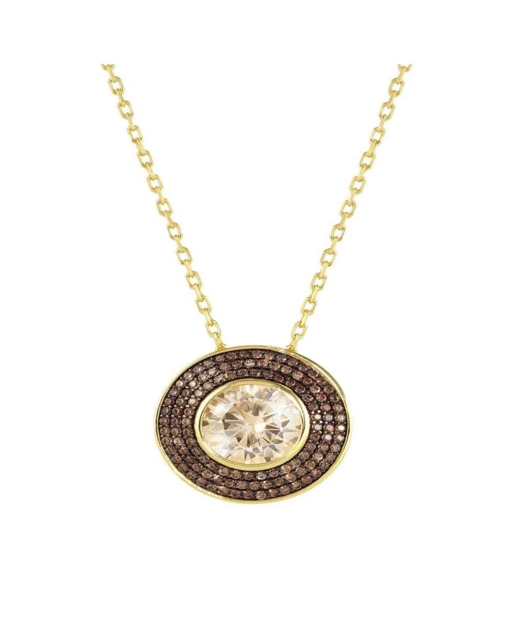 Aurea Necklace (large), Champagne