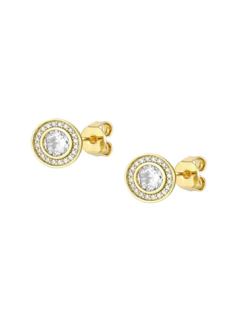 Aurea Stud Earrings,  White