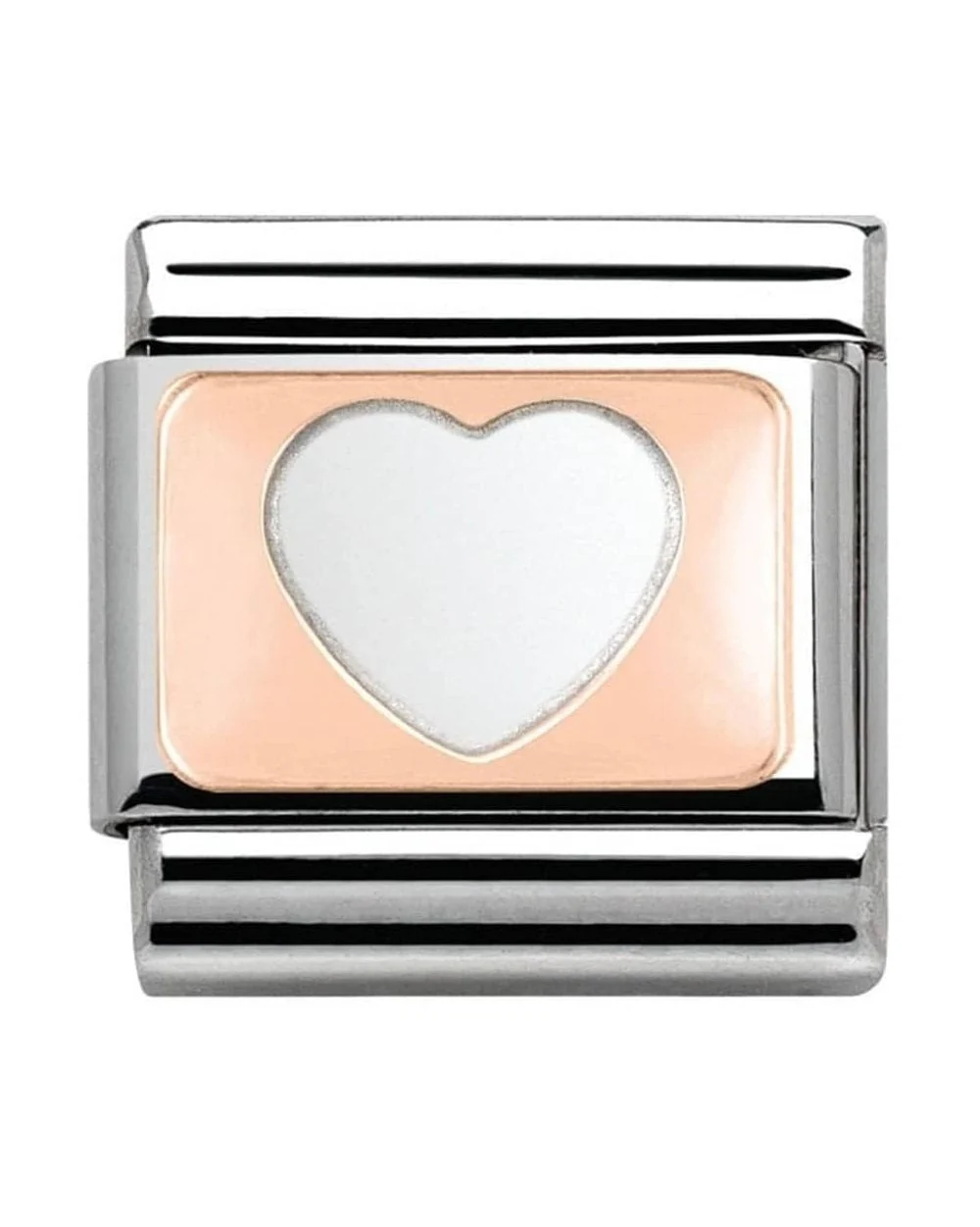 Classic Rose Gold Heart Charm
