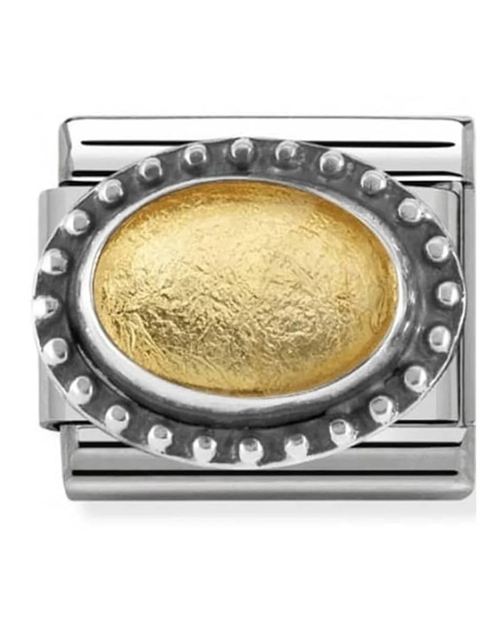 Classic Silvershine Gold Rock Crystal Charm