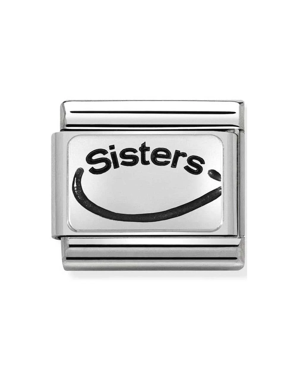 Classic Silvershine Sisters Infinity Charm (sisters forever)