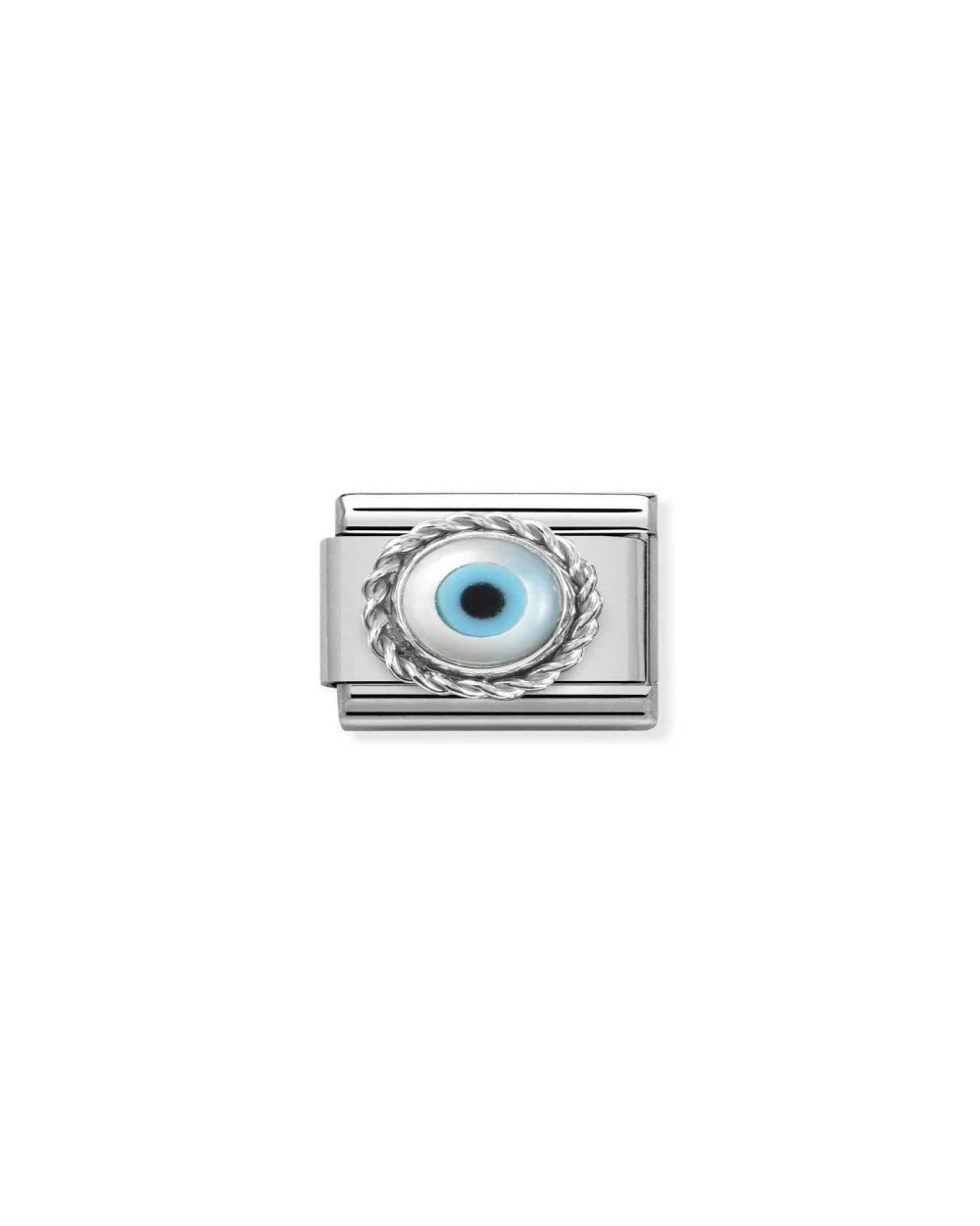 Comp. Classic Stones Steel Round Rich Setting In 925 Sterling Si
