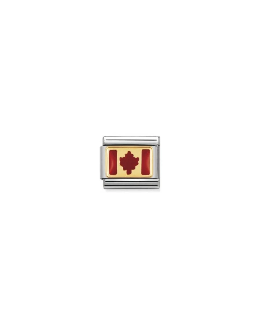 Composable Classic America In Stainless Steel With Enamel And 18K Gold (05_Canada)