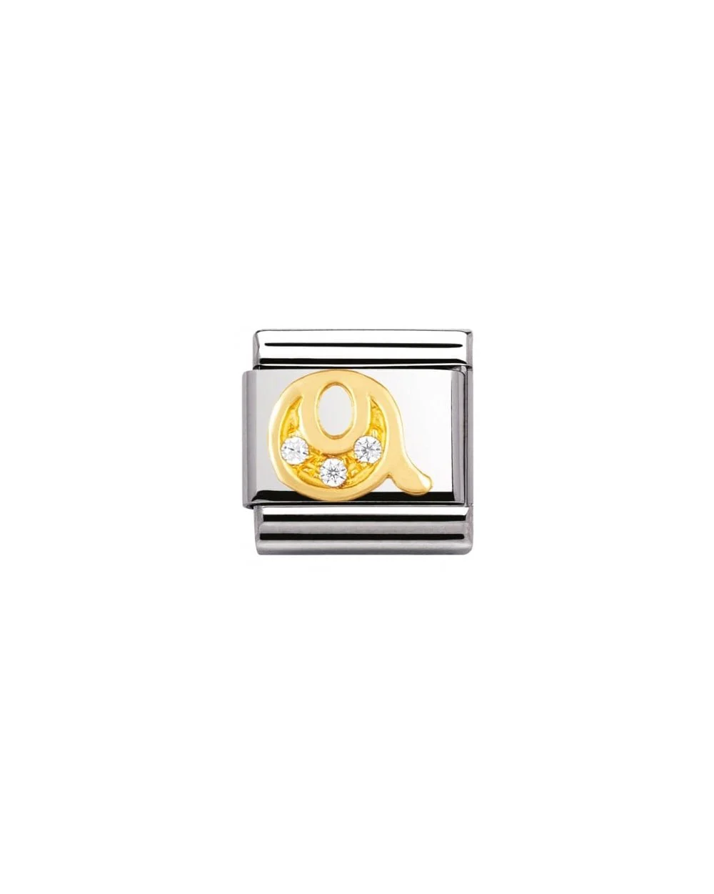 Composable Classic Letters Q Cubic Zirconia