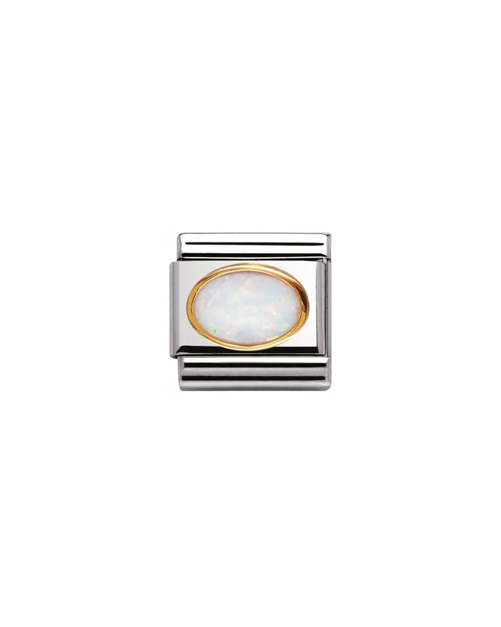 Composable Classic Link Oval Hard Stones White Opal (030502/07)