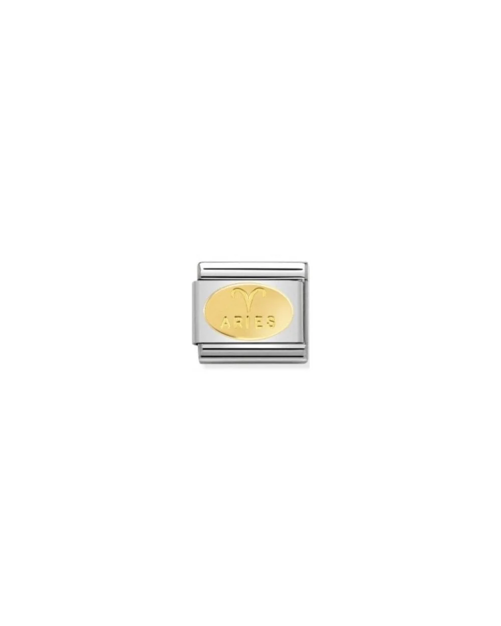 Composable Classic Zodiaco Oval Steel And Gold 750 (01_Aries)